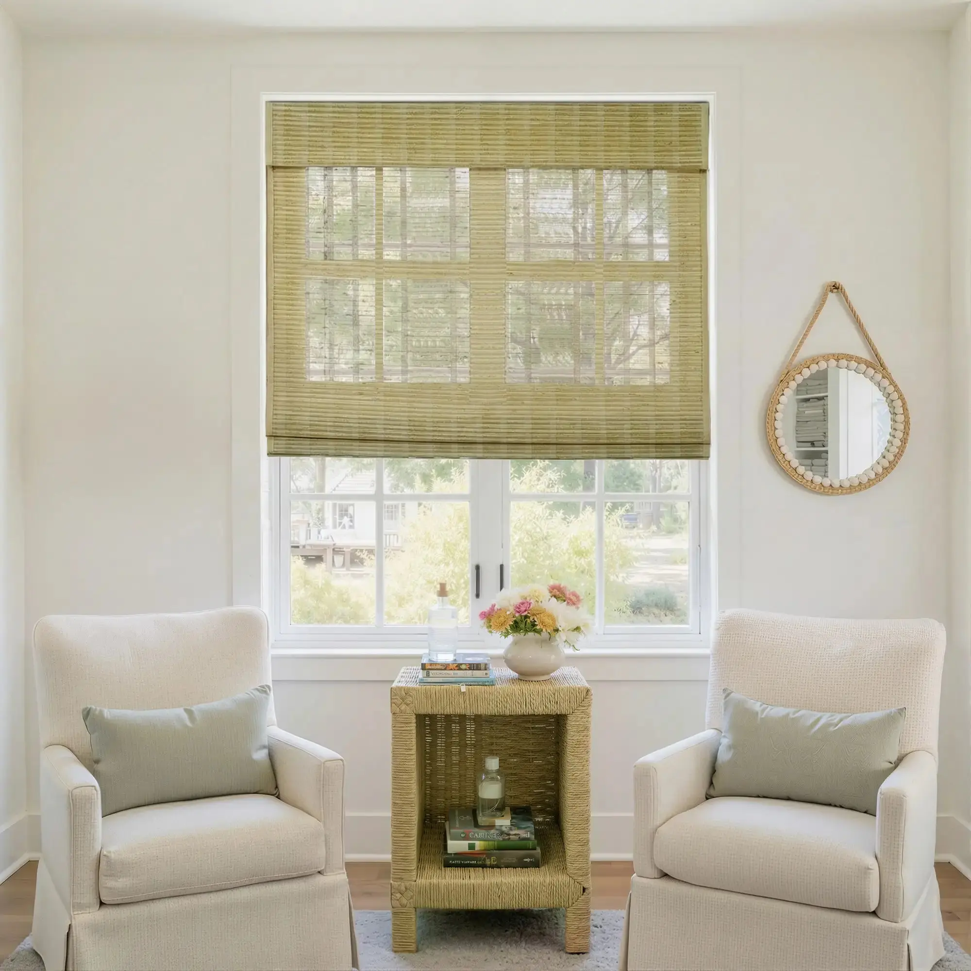 Rae Natural Ramie Bamboo Woven Shades - Series P - Image 27