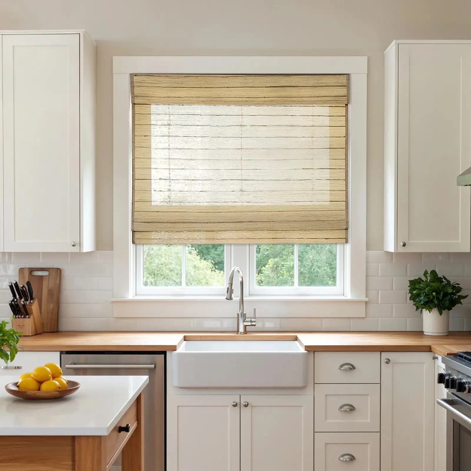 Rae Natural Ramie Jute Woven Wood Shades - Series M - Image 83