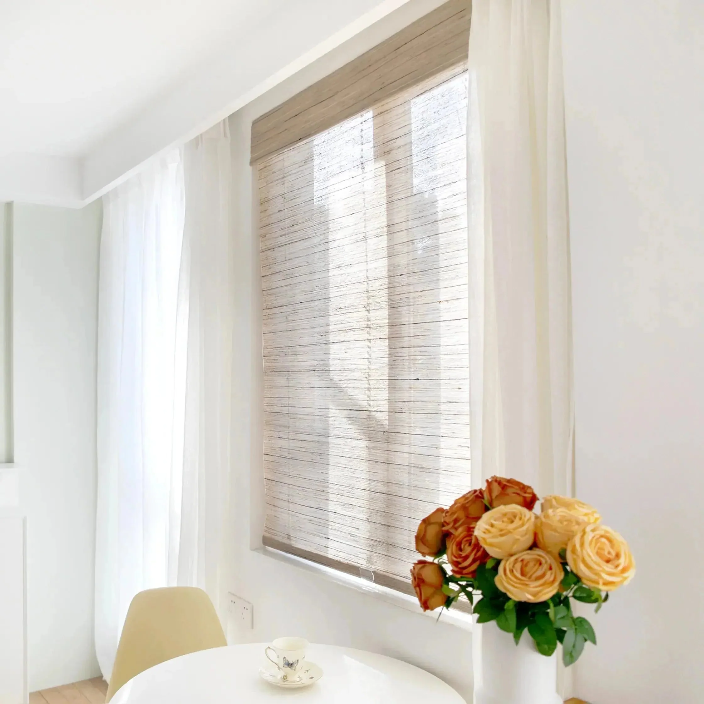 Rae Natural Ramie Jute Woven Wood Shades - Series D - Image 27