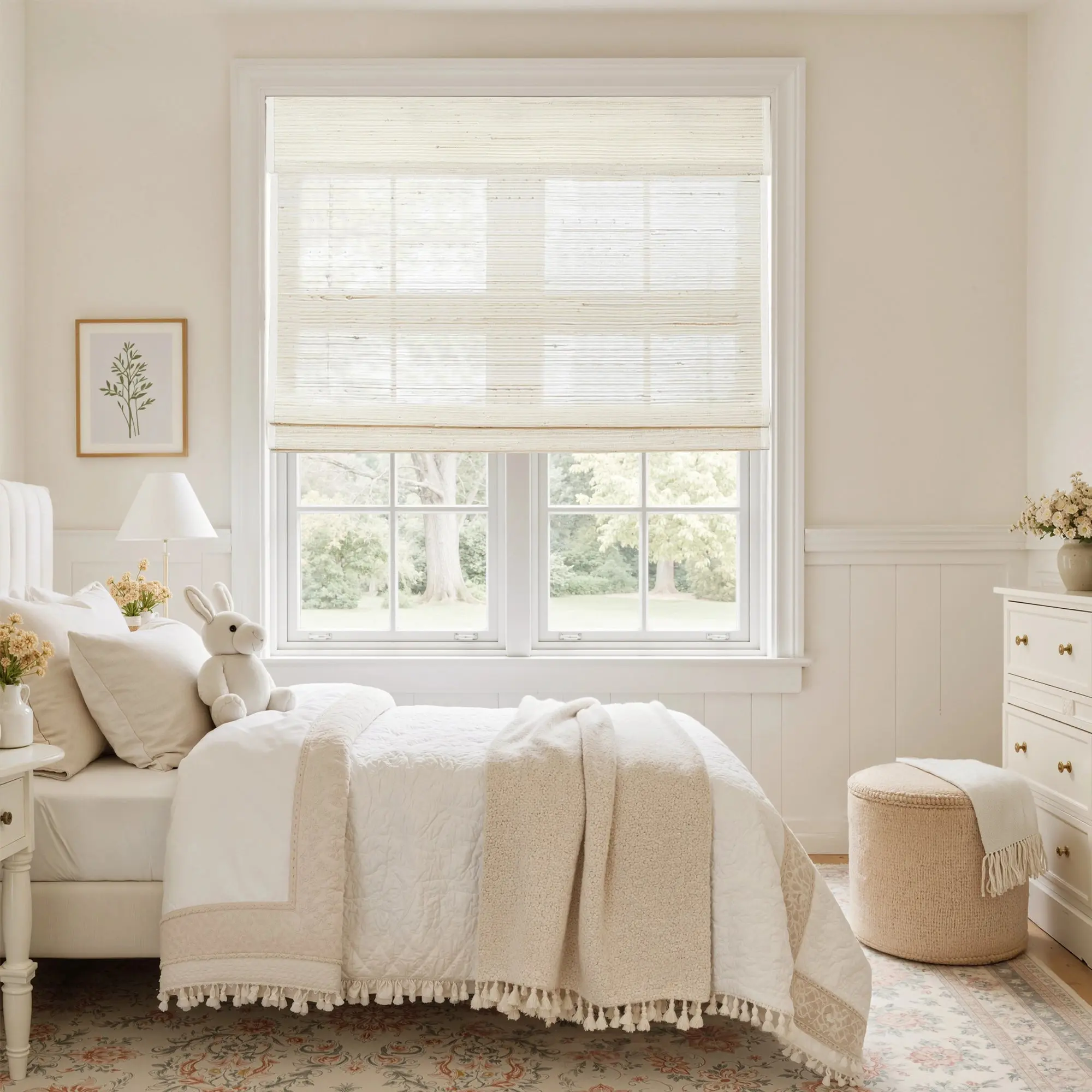 Rae Natural Ramie Jute Woven Wood Shades - Series D - Image 46