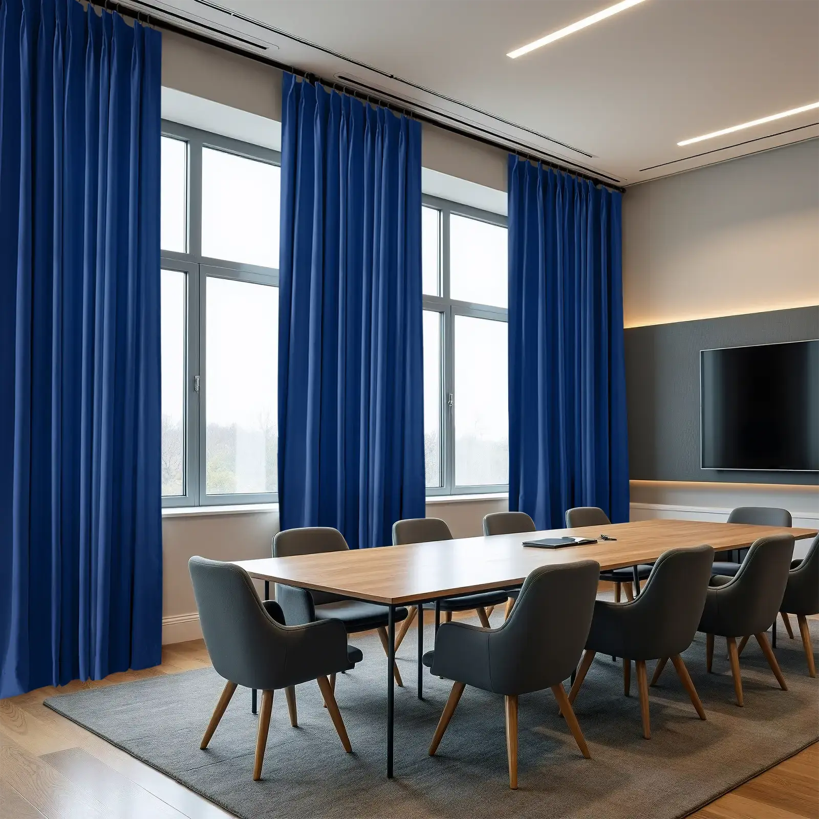 REGAL Fireproof Flame Retardant Curtain Pleated - Image 11
