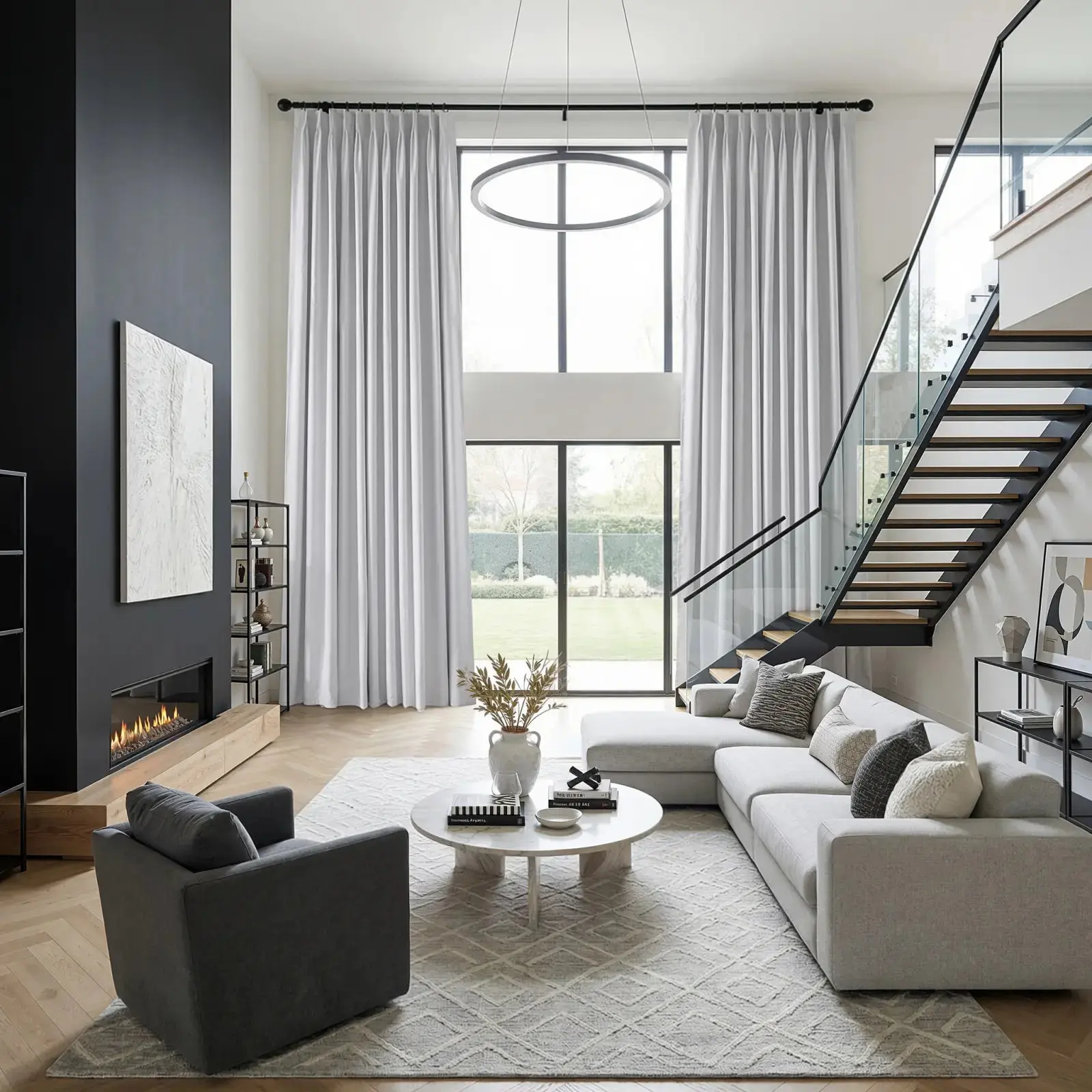 REGAL Fireproof Flame Retardant Curtain Pleated - Image 16