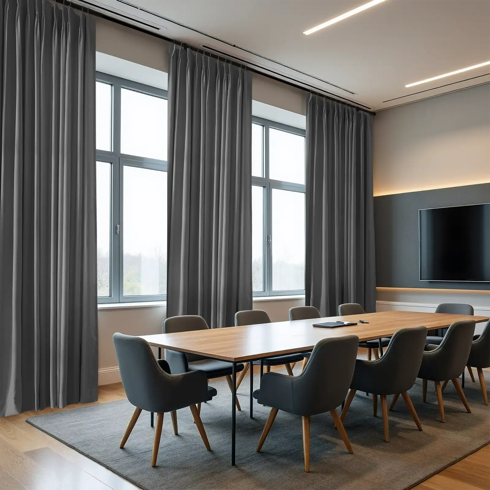 REGAL Fireproof Flame Retardant Curtain Pleated - Image 17
