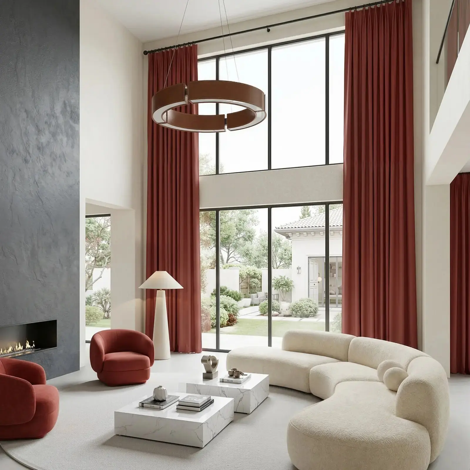 REGAL Fireproof Flame Retardant Curtain Pleated - Image 22