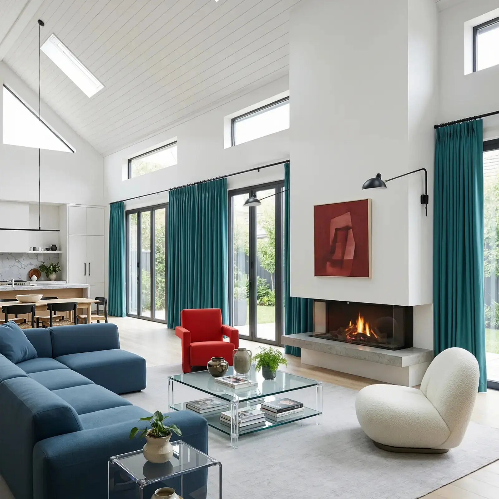 REGAL Fireproof Flame Retardant Curtain Pleated - Image 26