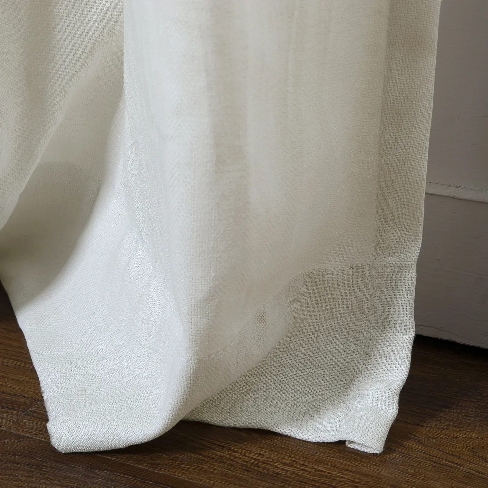 Ron Linen Cotton Herringbone Curtain Grommet - Image 7