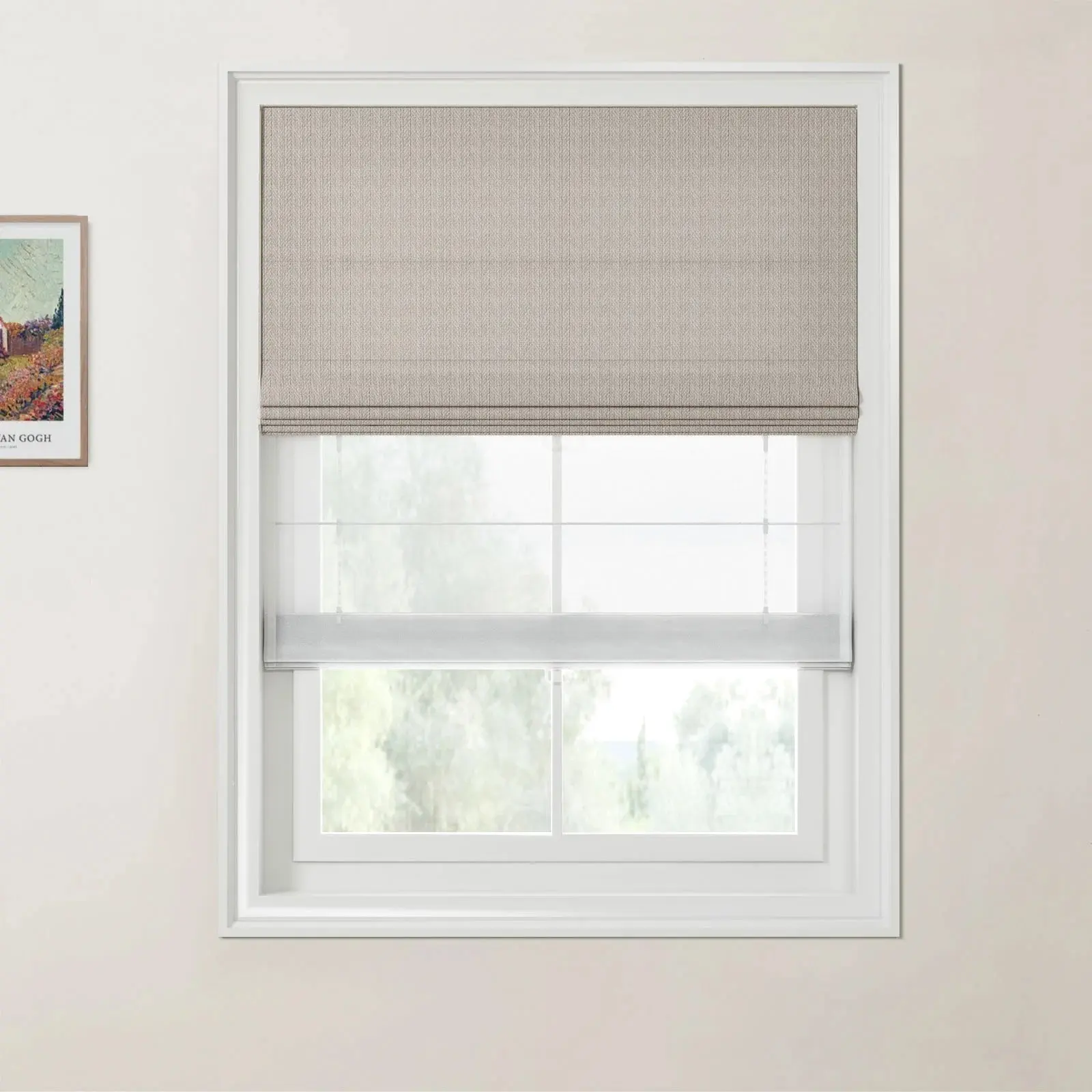 Custom Day Night Roman Shade Cordless - Image 36