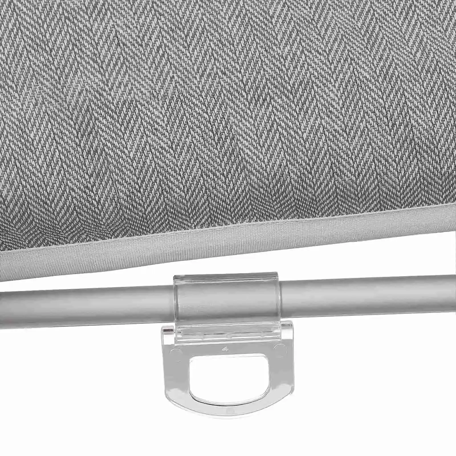 Ron Linen Cotton Herringbone Roman Shade Cordless - Image 45