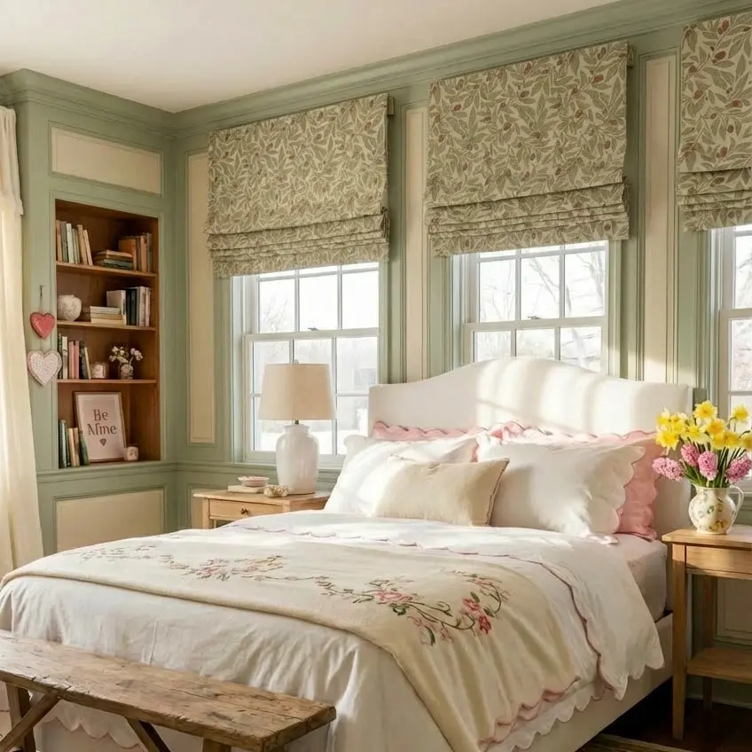 Sabrina Ramkhelawan Canyon Grove Cotton Roman Shade Cordless - Image 17