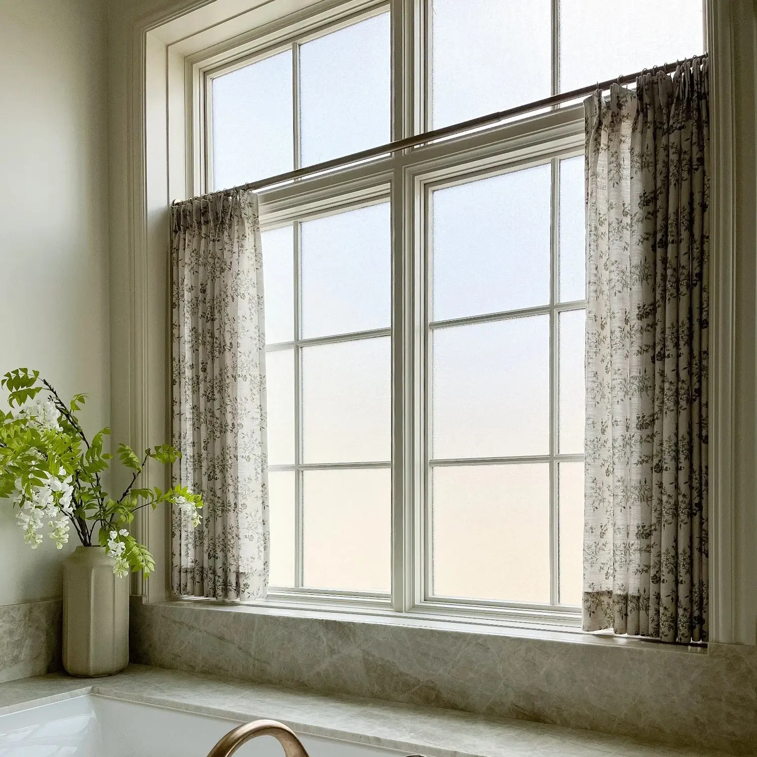 Sara Le Print Linen Pleated Cafe Curtains - Image 10
