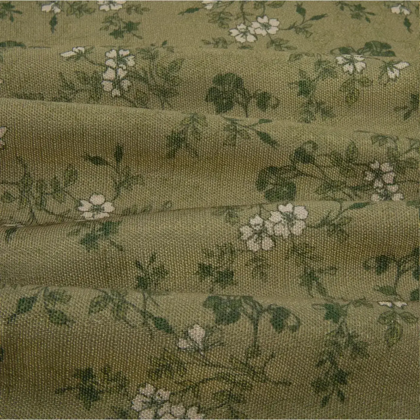 Sara Le Print Linen Pleated Cafe Curtains - Image 123