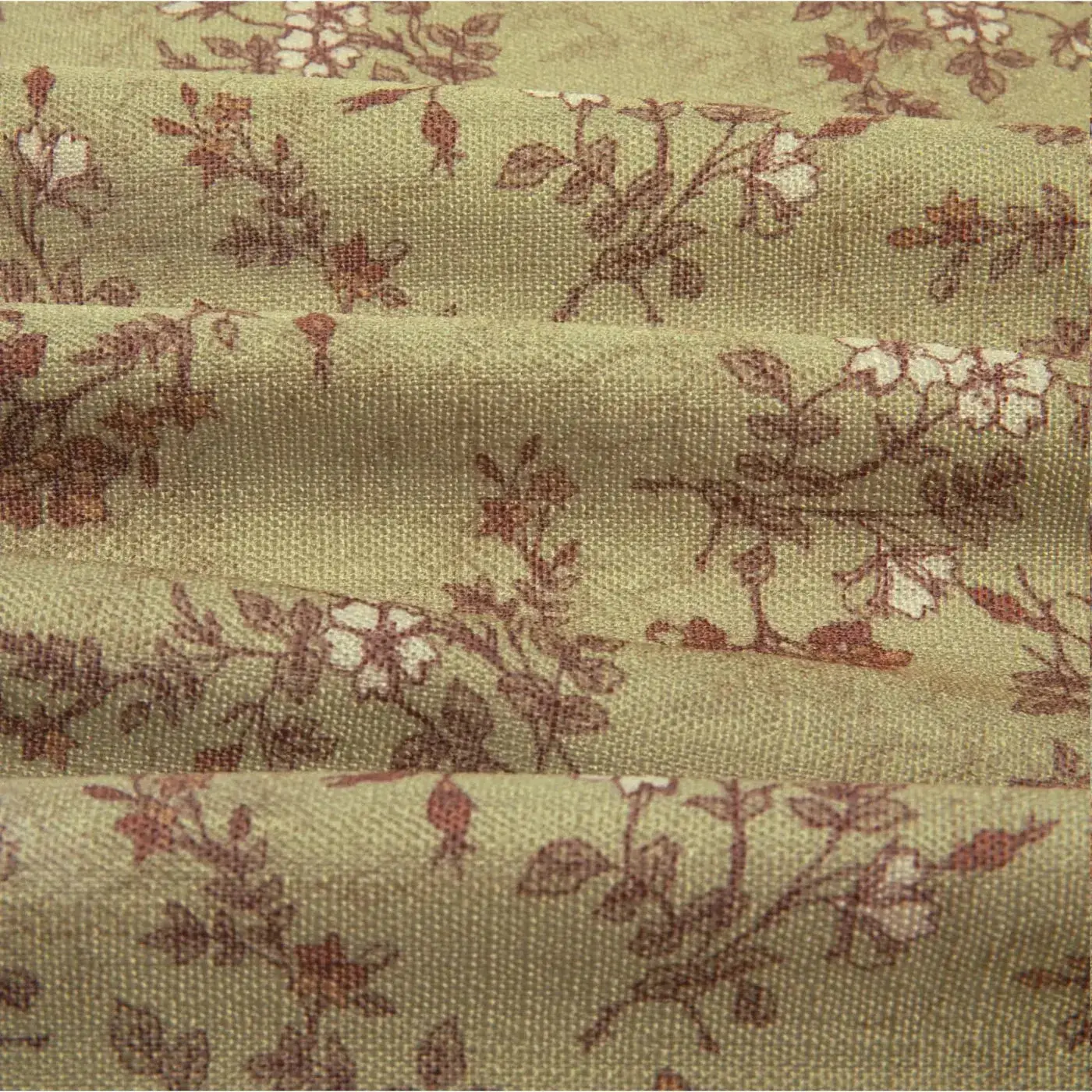 Sara Le Print Linen Pleated Cafe Curtains - Image 130