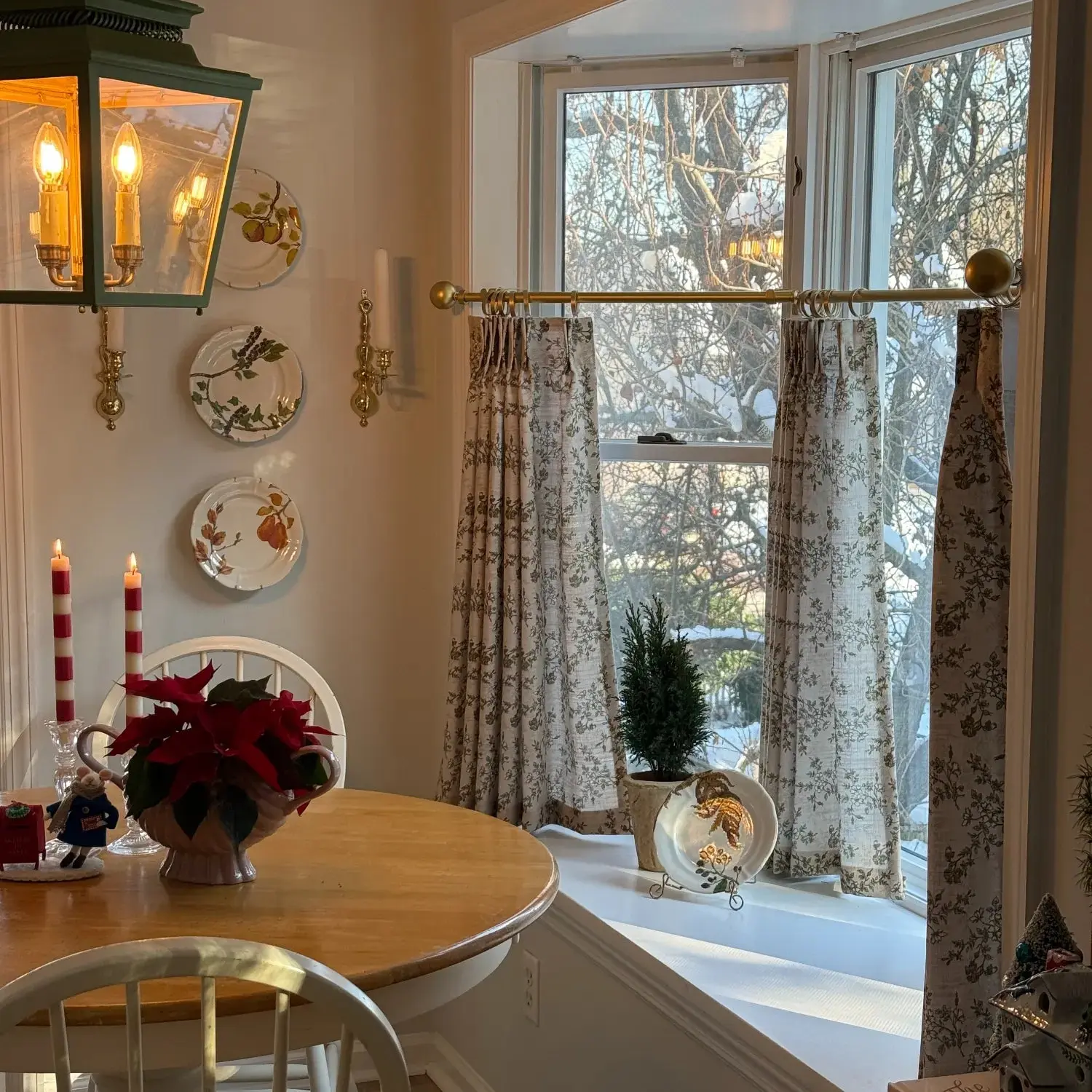 Sara Le Print Linen Pleated Cafe Curtains - Image 4
