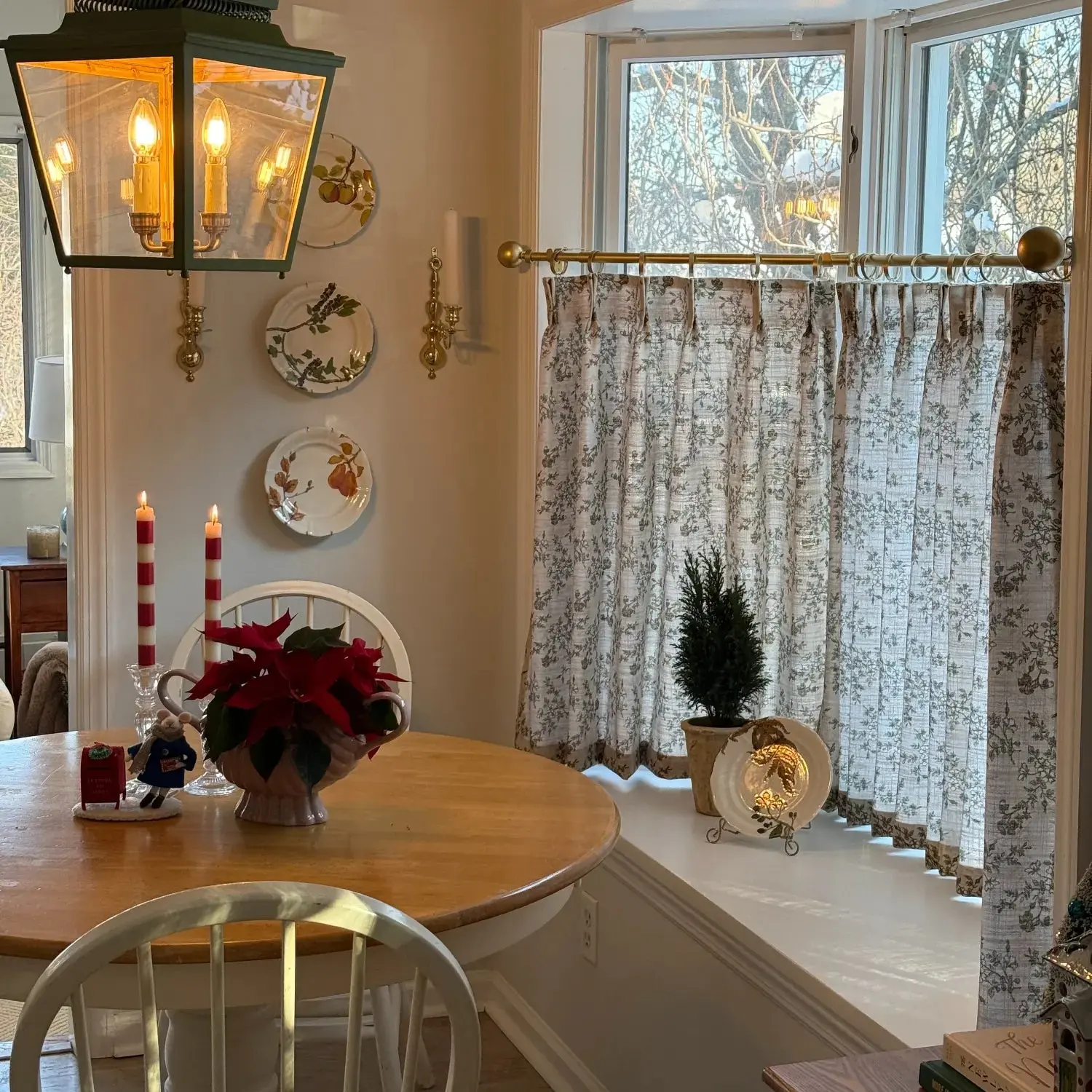 Sara Le Print Linen Pleated Cafe Curtains - Image 6