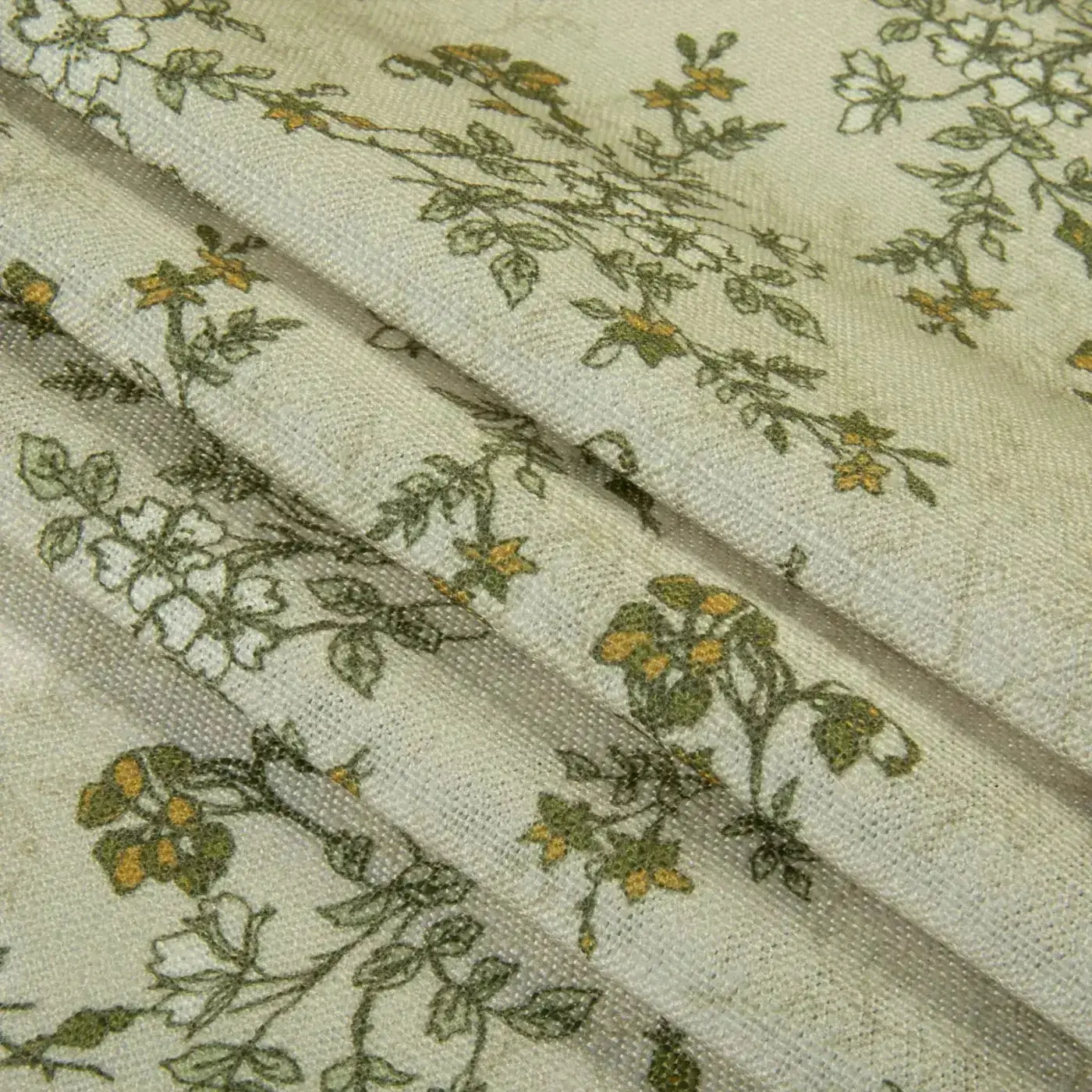 Sara Le Print Linen Drapery Pleated - Image 152