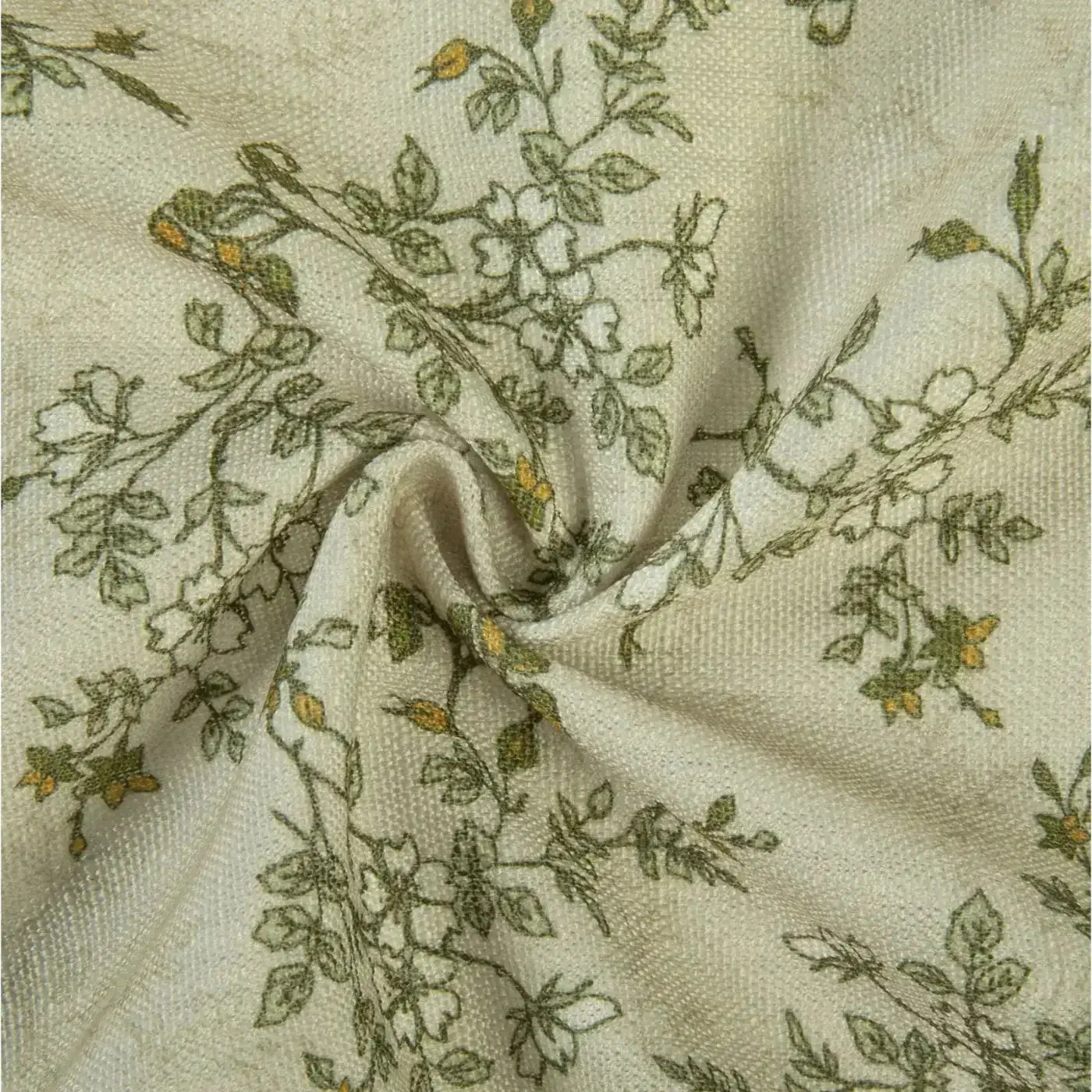 Sara Le Print Linen Drapery Pleated - Image 154