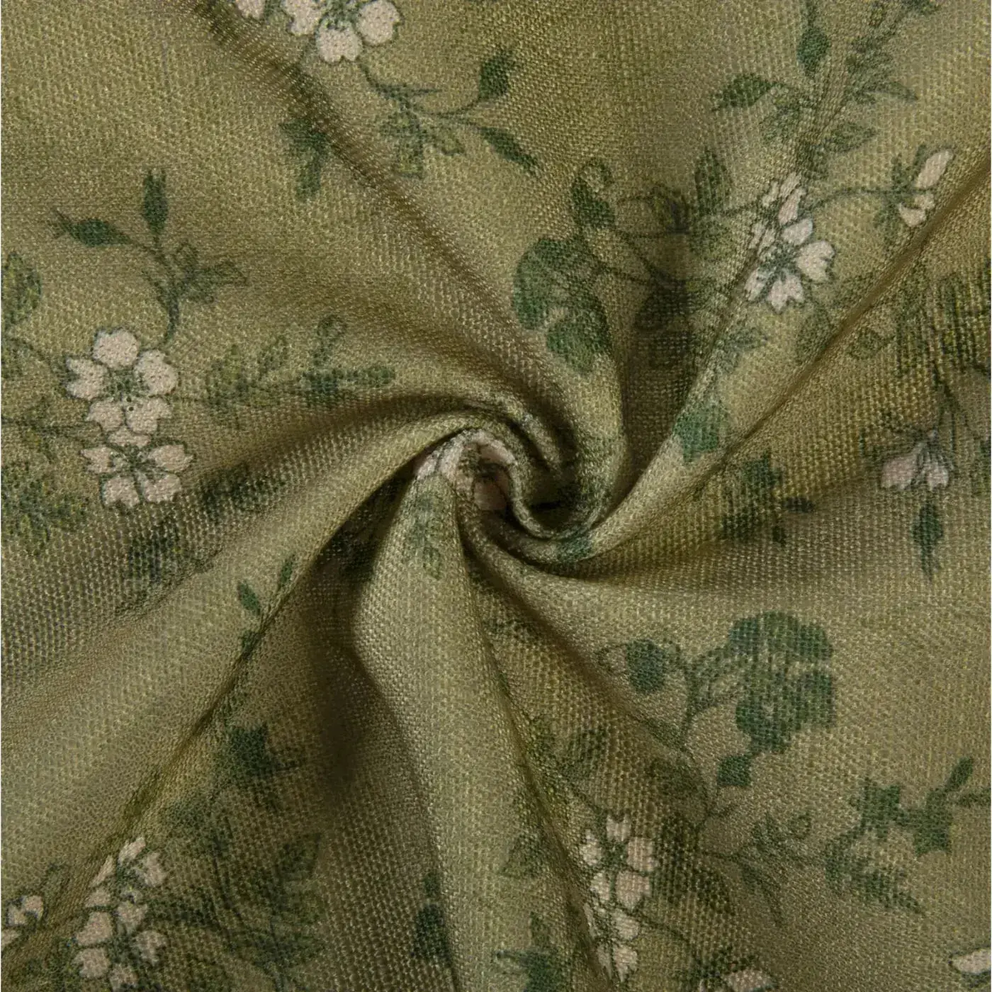 Sara Le Print Linen Drapery Pleated - Image 168
