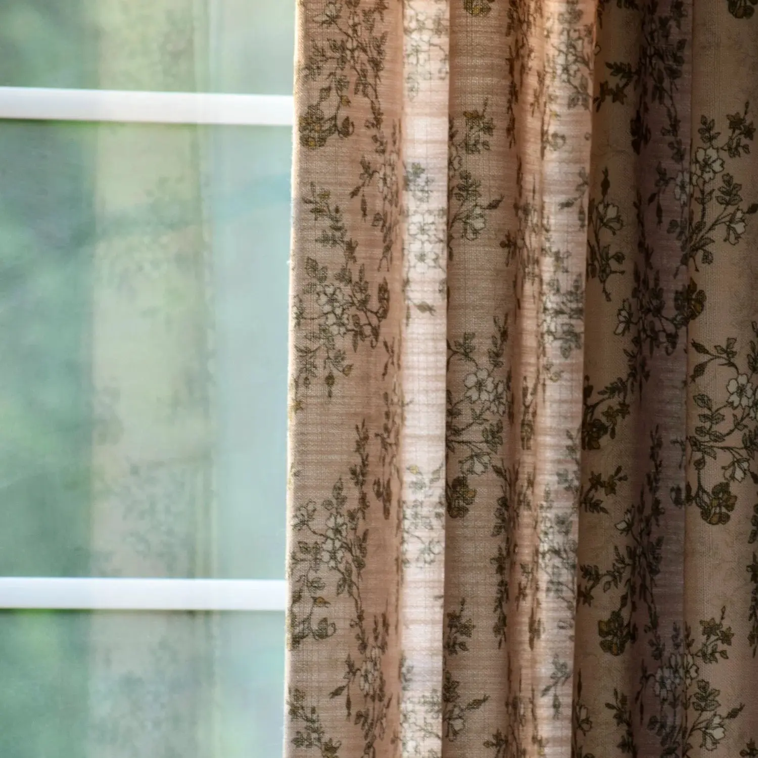 Sara Le Print Linen Drapery Pleated - Image 10