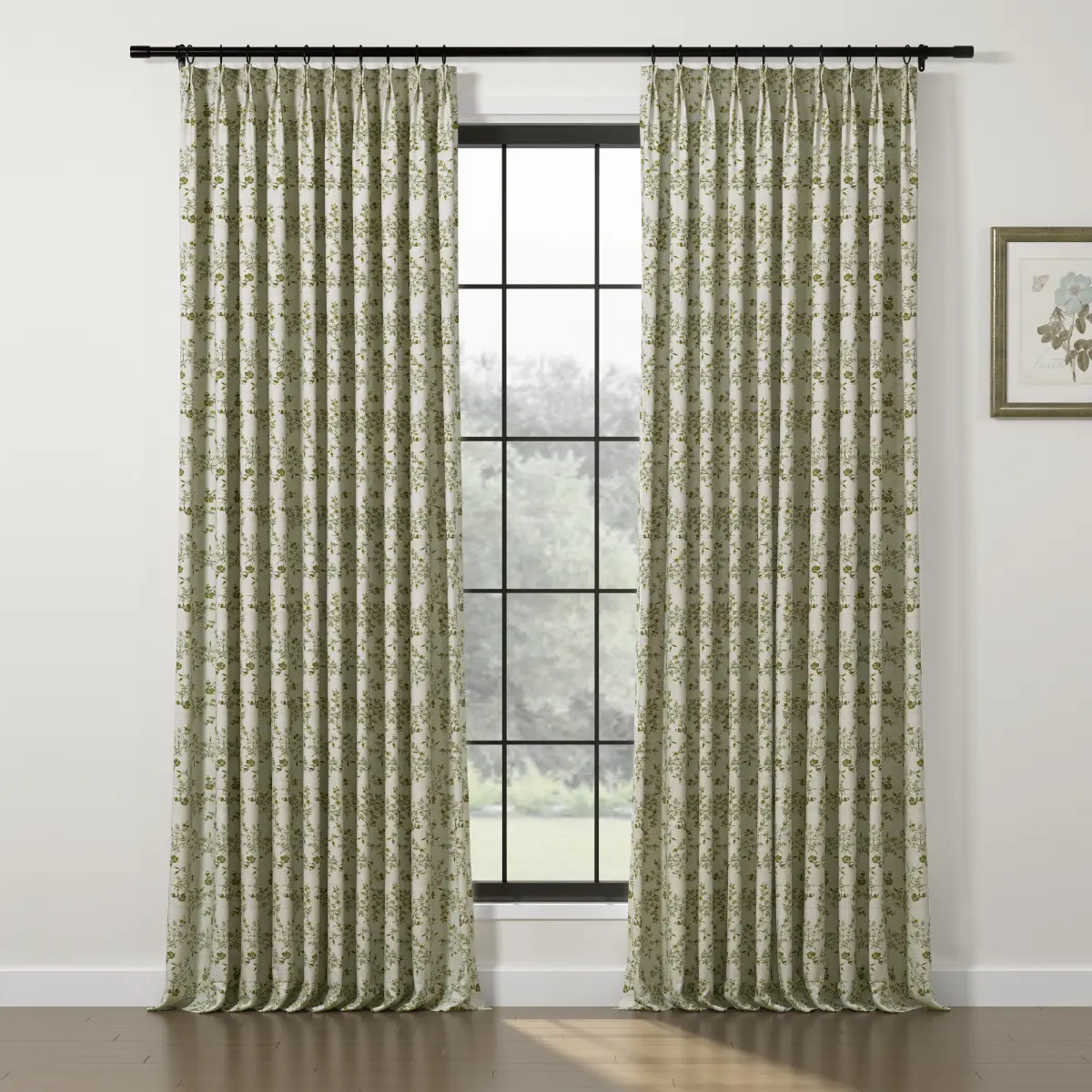 Sara Le Print Linen Drapery Pleated - Image 103