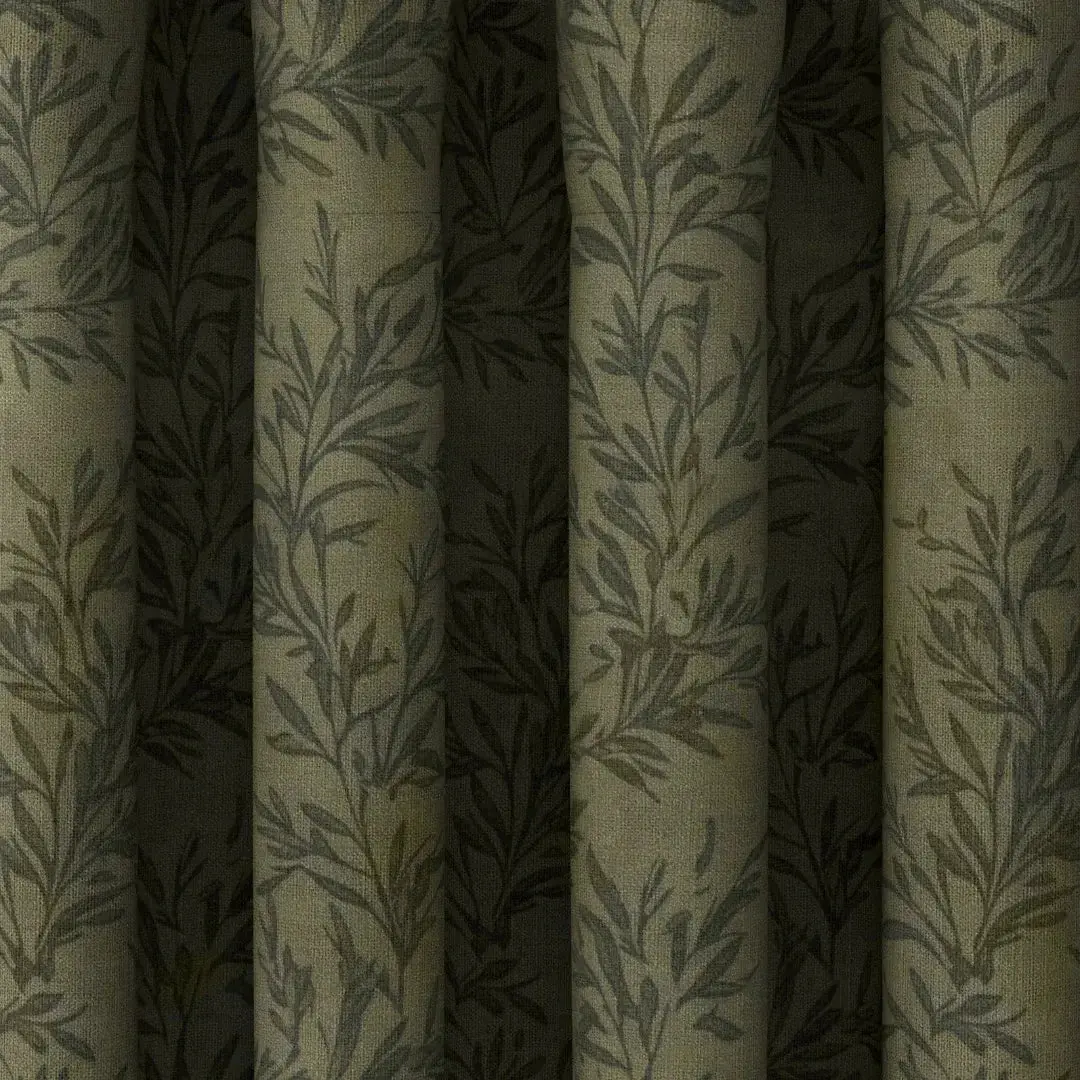 Sara Le Print Linen Drapery Pleated - Image 110