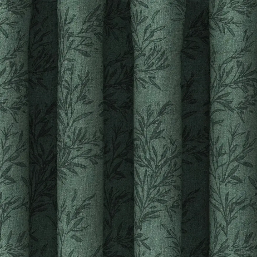 Sara Le Print Linen Drapery Pleated - Image 112