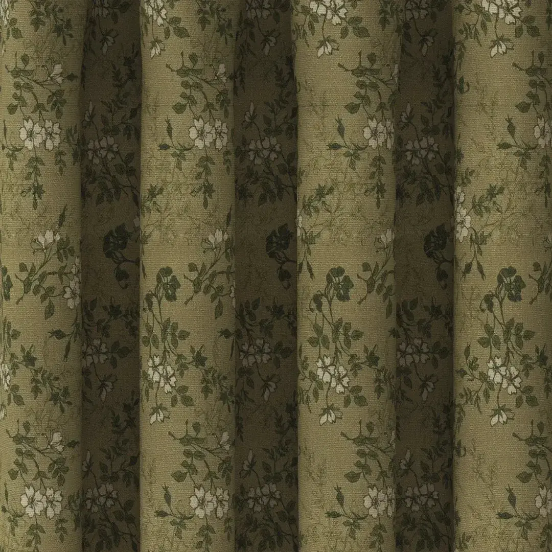 Sara Le Print Linen Drapery Pleated - Image 114