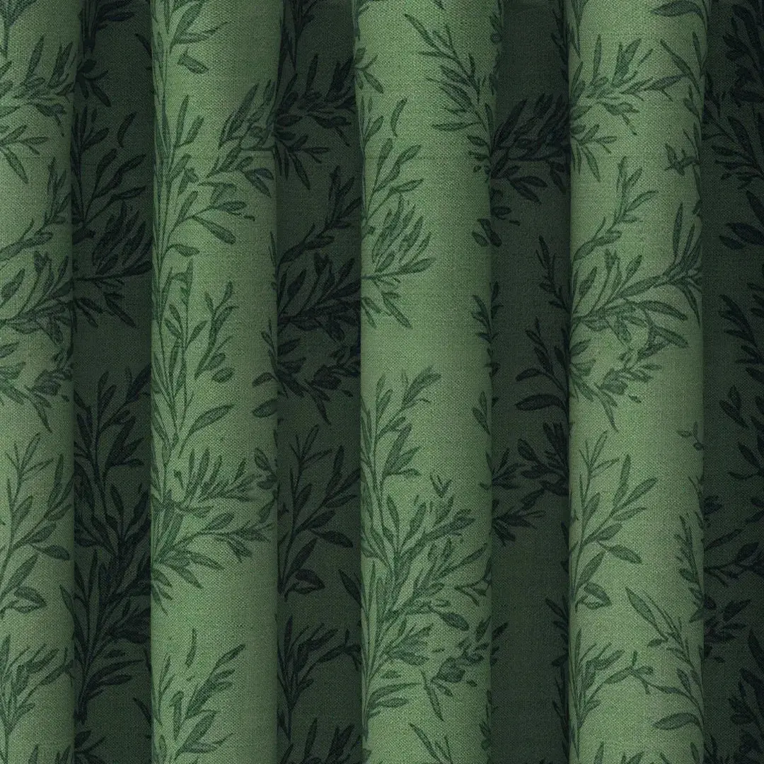 Sara Le Print Linen Drapery Pleated - Image 117
