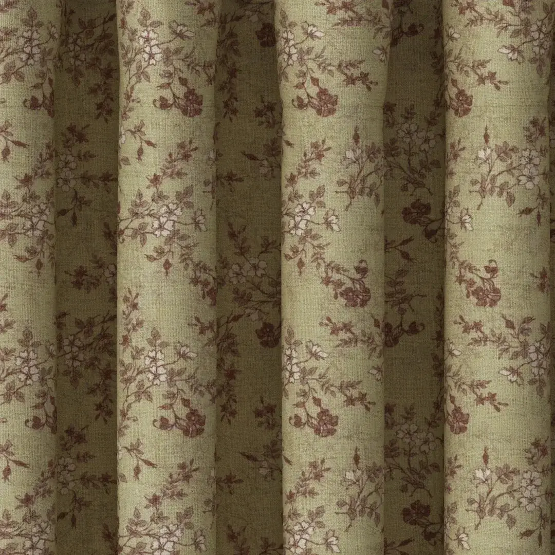 Sara Le Print Linen Drapery Pleated - Image 120
