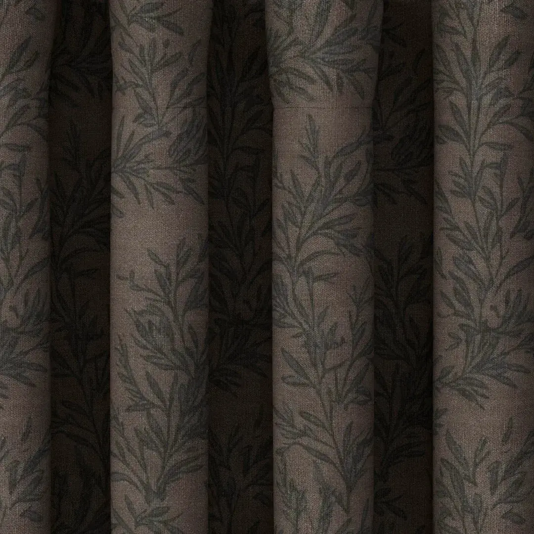 Sara Le Print Linen Drapery Pleated - Image 125