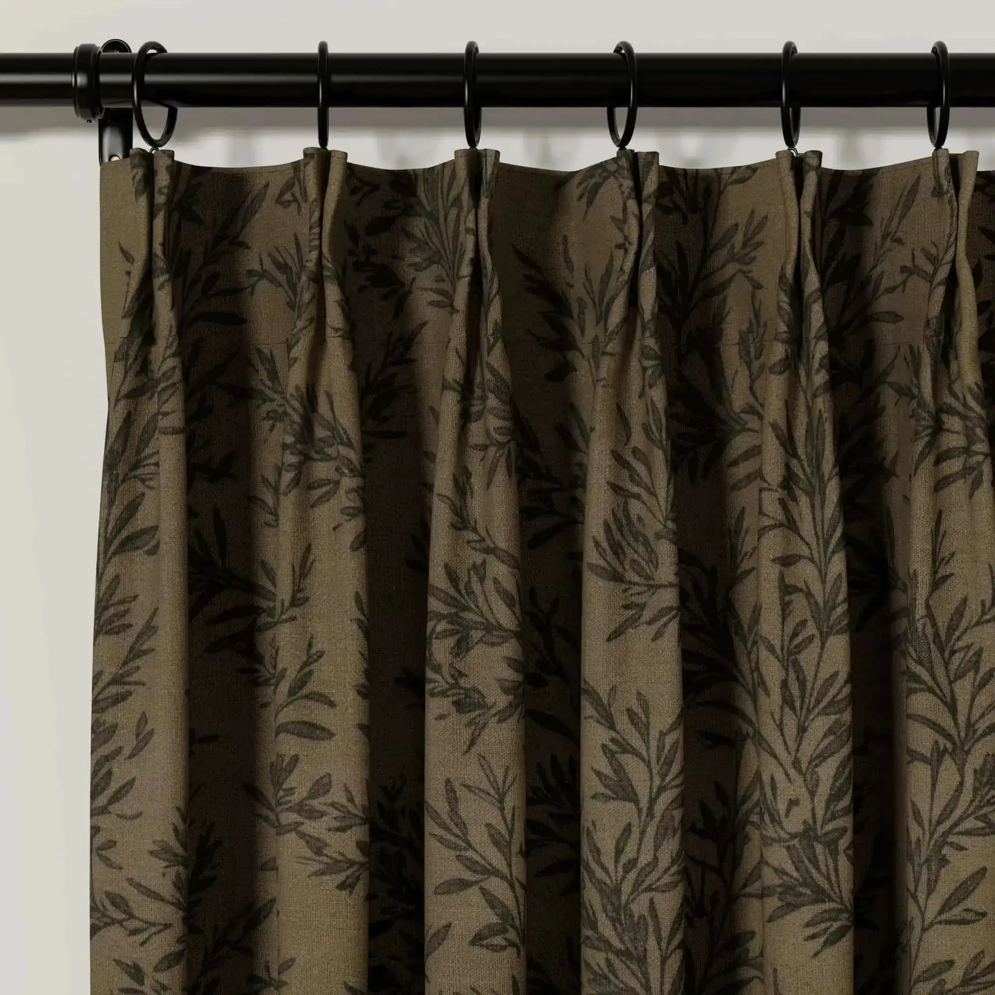 Sara Le Print Linen Drapery Pleated - Image 128