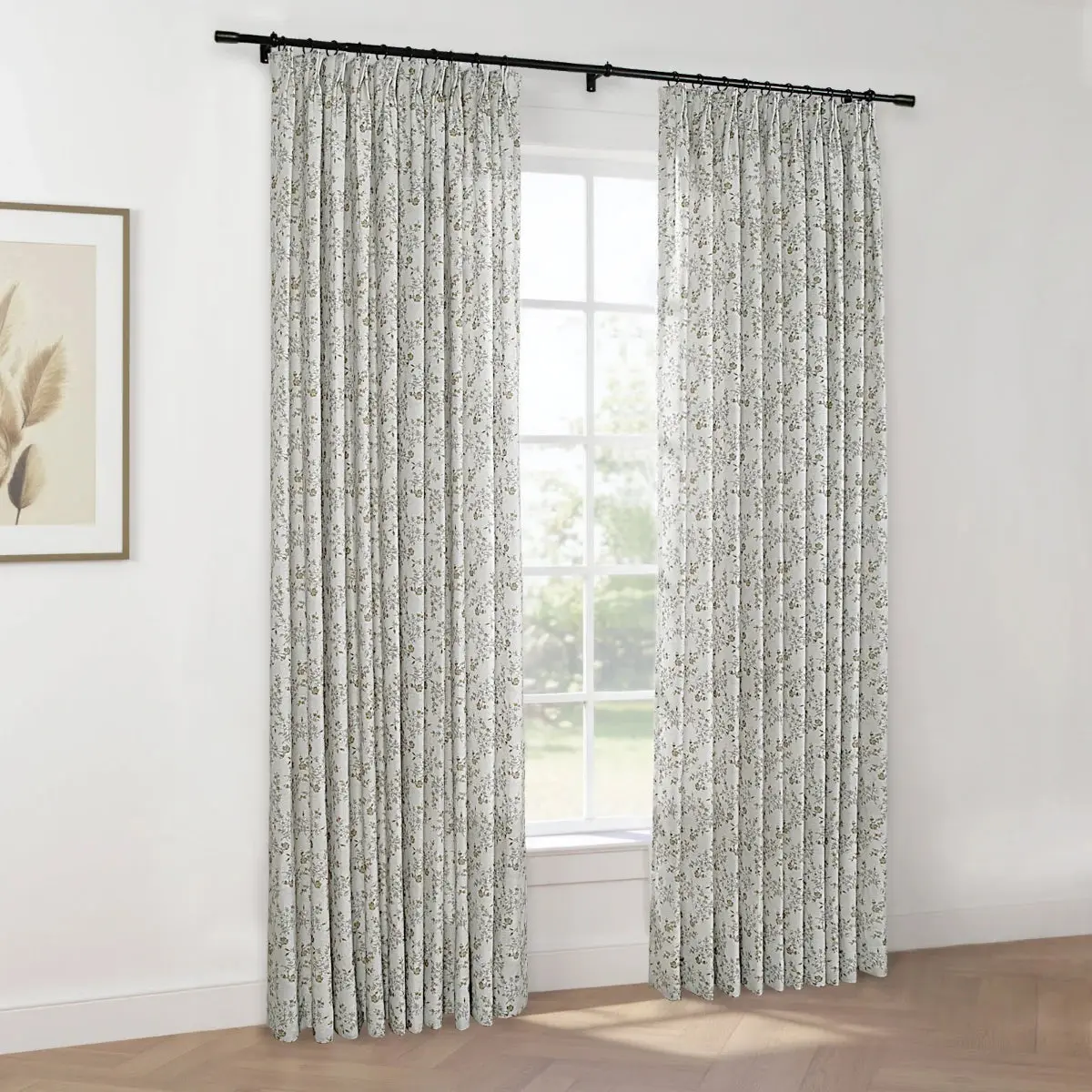 Sara Le Print Linen Drapery Pleated - Image 131