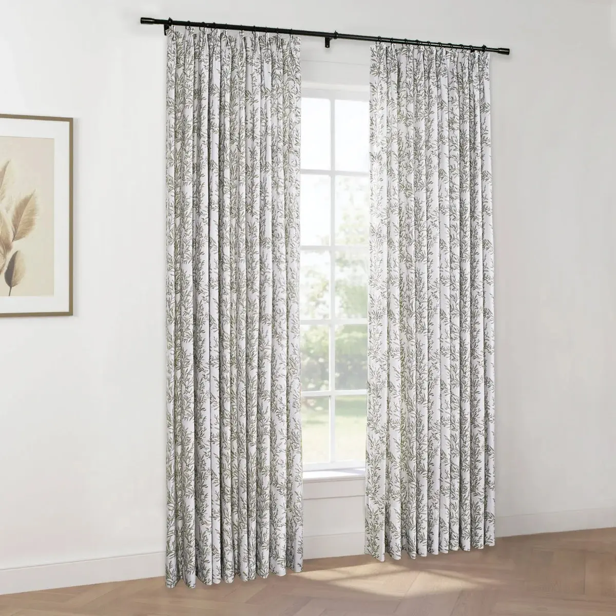 Sara Le Print Linen Drapery Pleated - Image 137