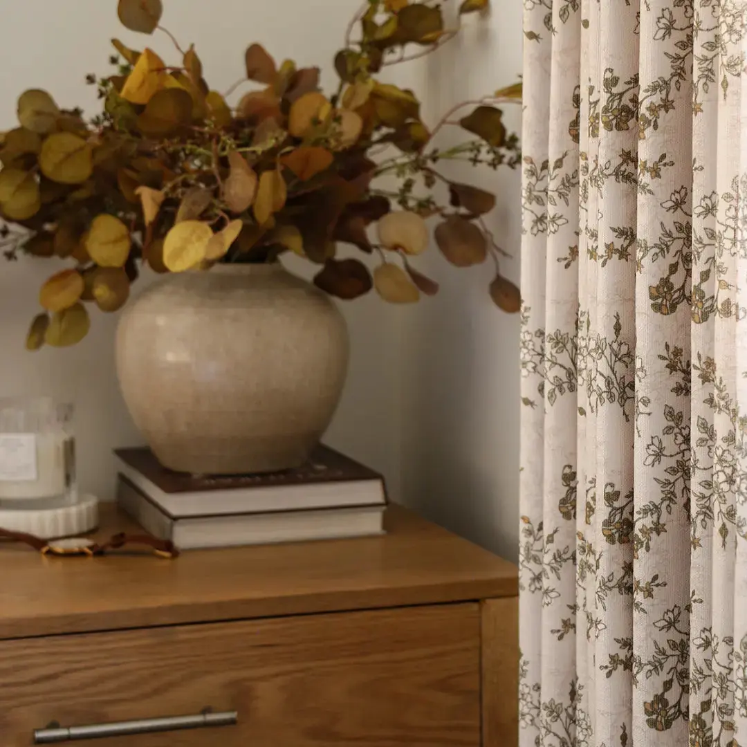Sara Le Print Linen Drapery Pleated - Image 14