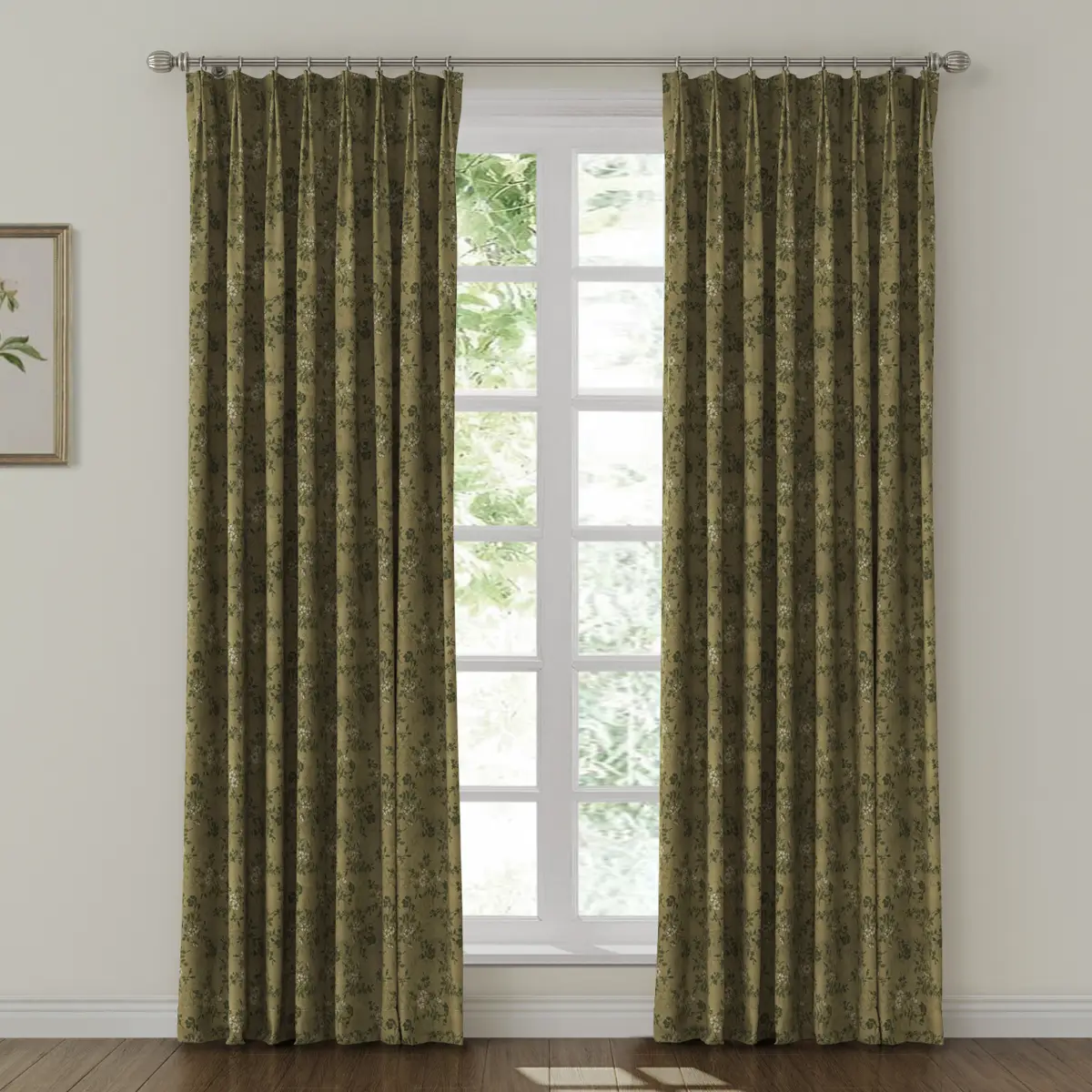Sara Le Print Linen Drapery Pleated - Image 79