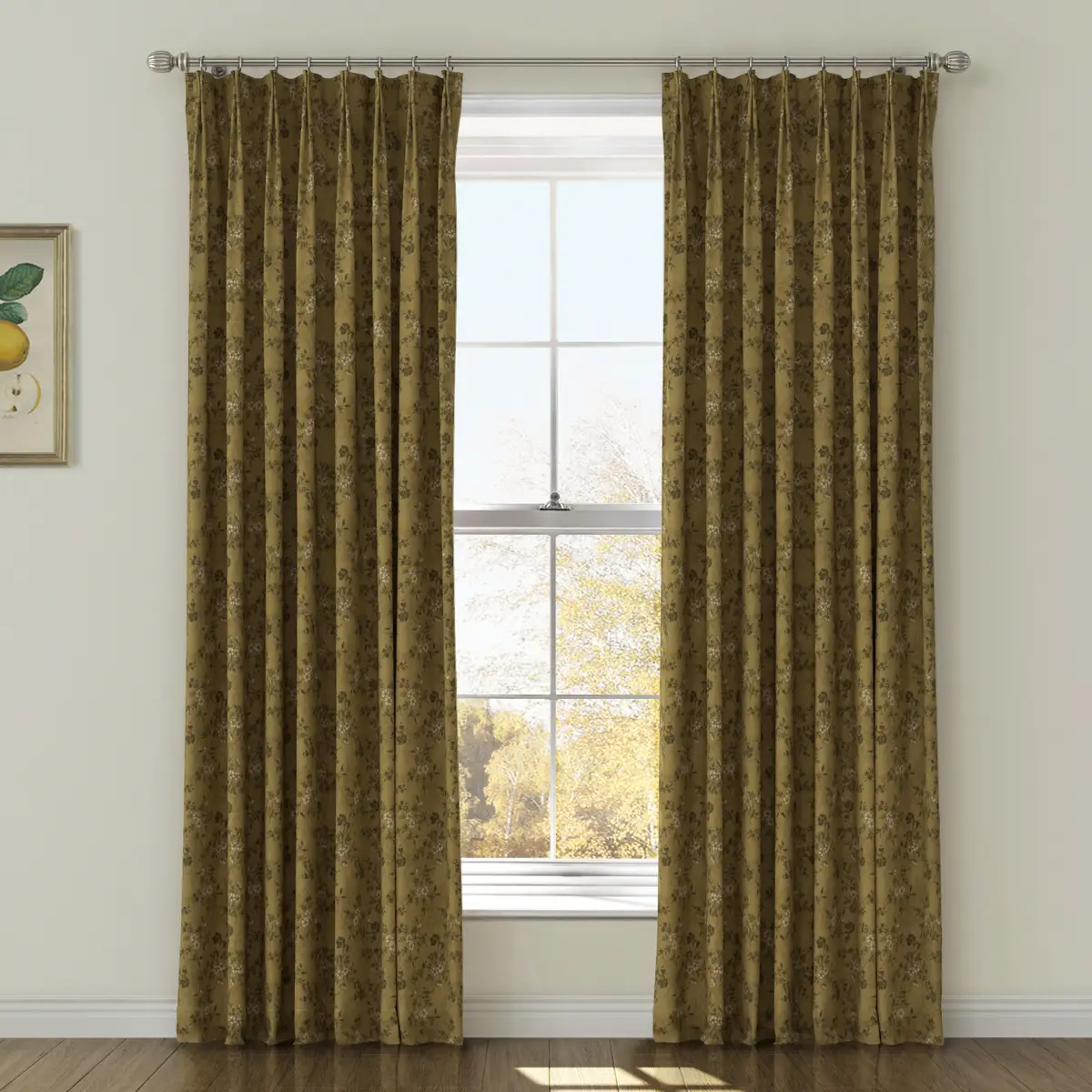 Sara Le Print Linen Drapery Pleated - Image 81