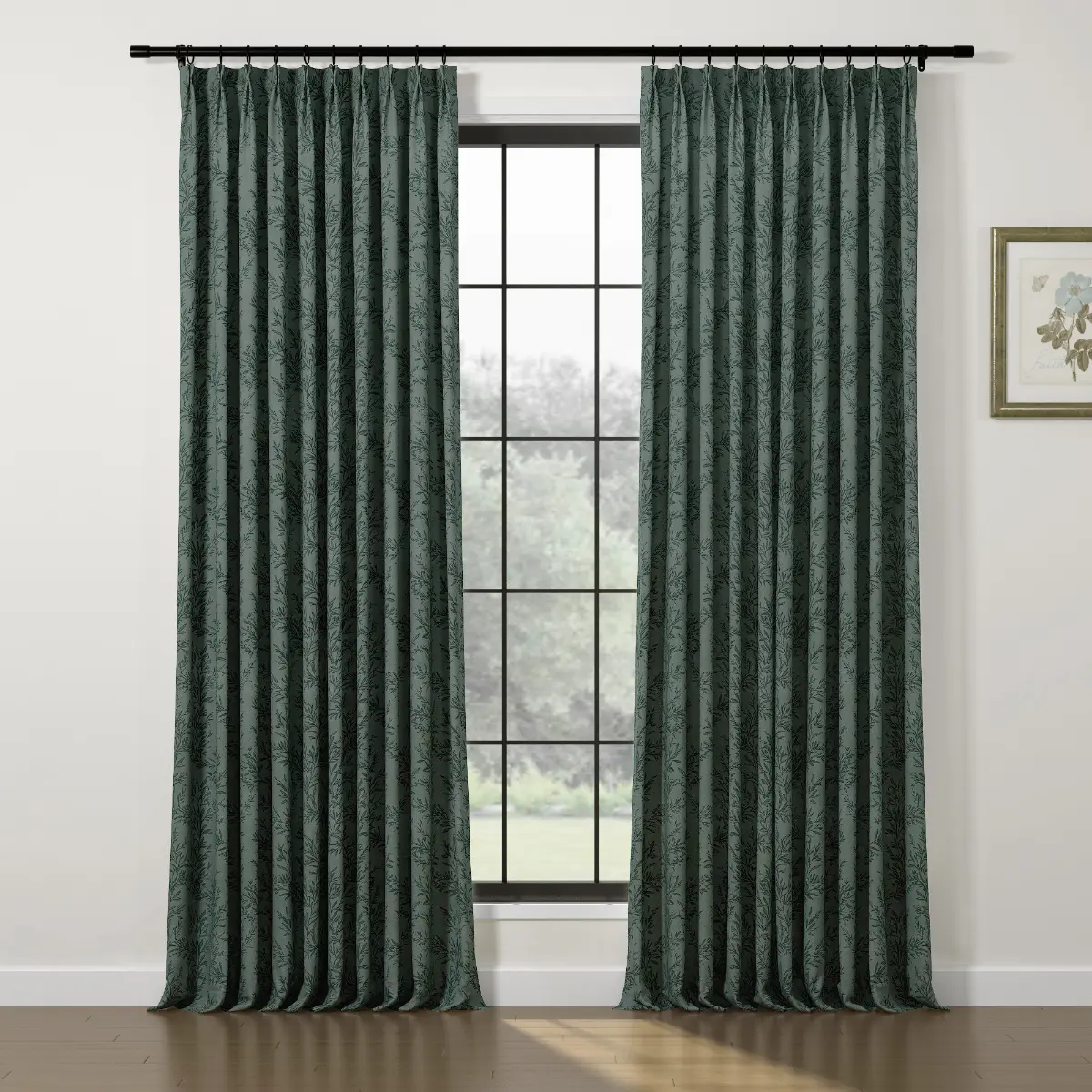 Sara Le Print Linen Drapery Pleated - Image 85