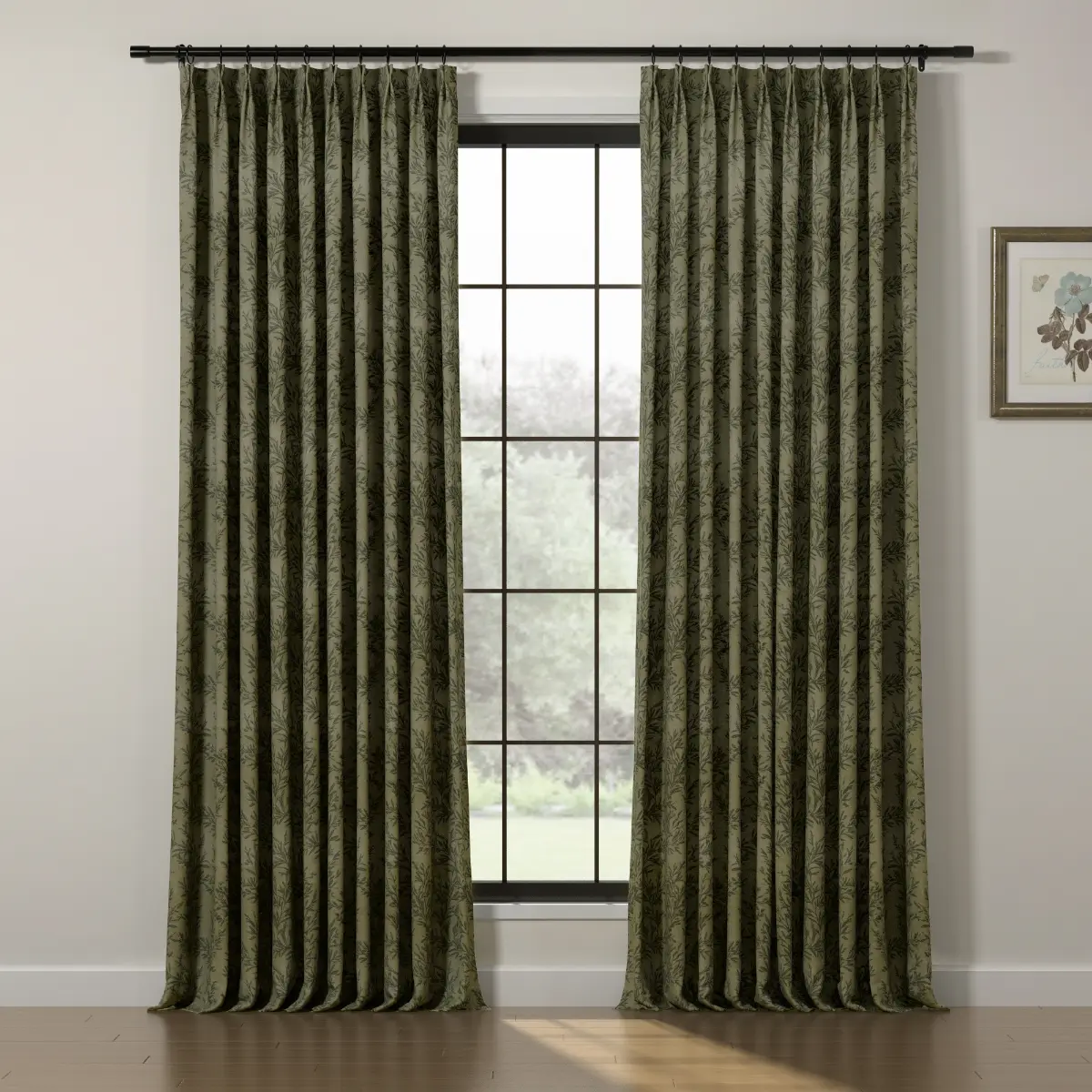 Sara Le Print Linen Drapery Pleated - Image 87