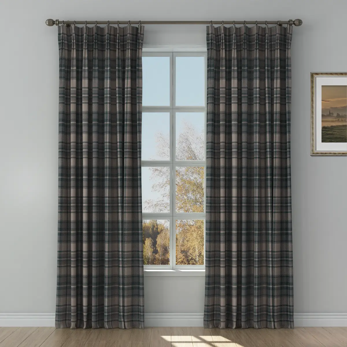 Sara Le Print Linen Drapery Pleated - Image 89