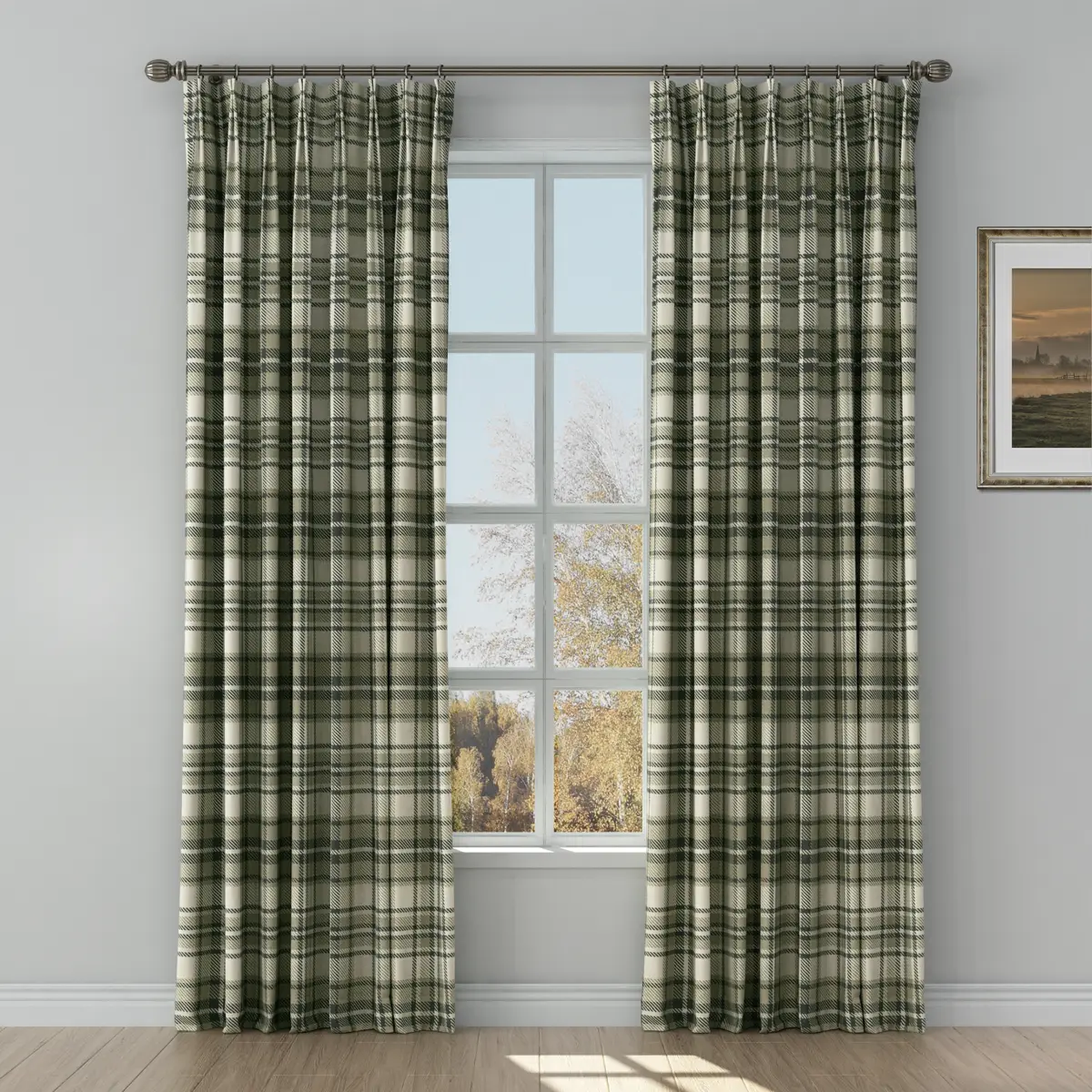 Sara Le Print Linen Drapery Pleated - Image 90