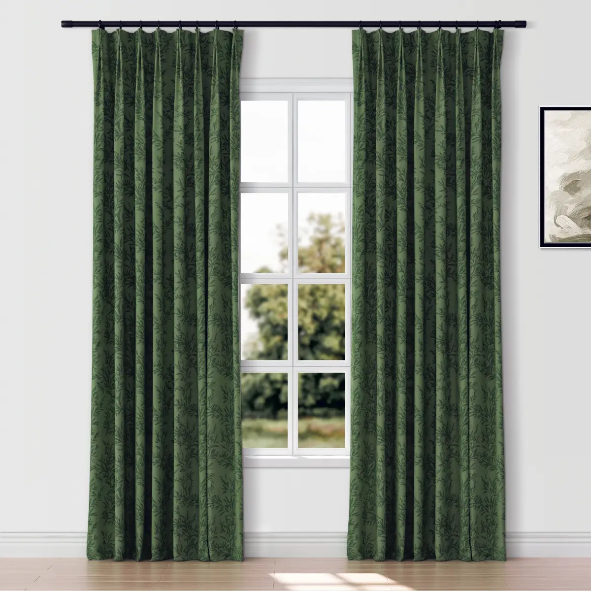 Sara Le Print Linen Drapery Pleated - Image 92