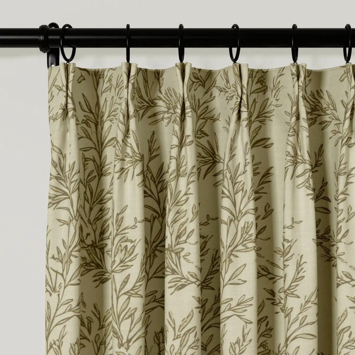 Sara Le Print Linen Drapery Pleated - Image 96