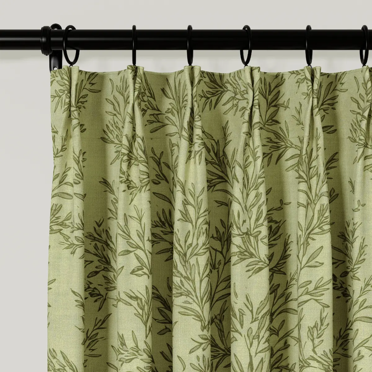 Sara Le Print Linen Drapery Pleated - Image 97
