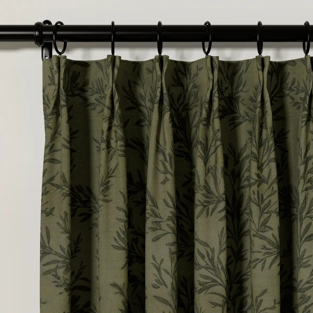 Sara Le Print Linen Drapery Pleated - Image 98