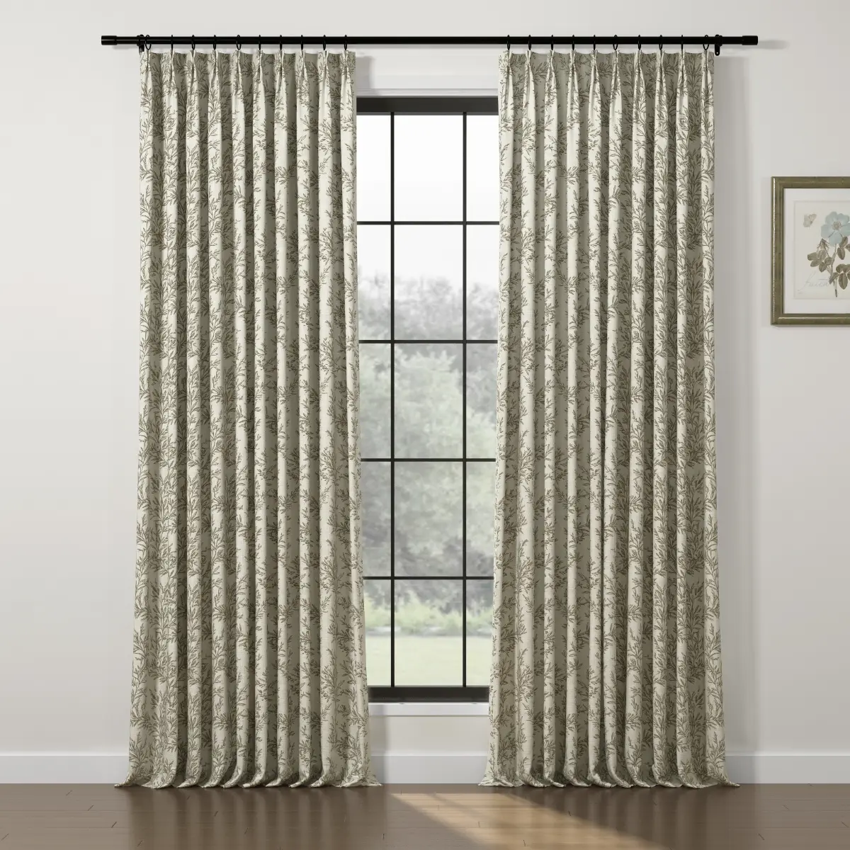 Sara Le Print Linen Drapery Pleated - Image 78