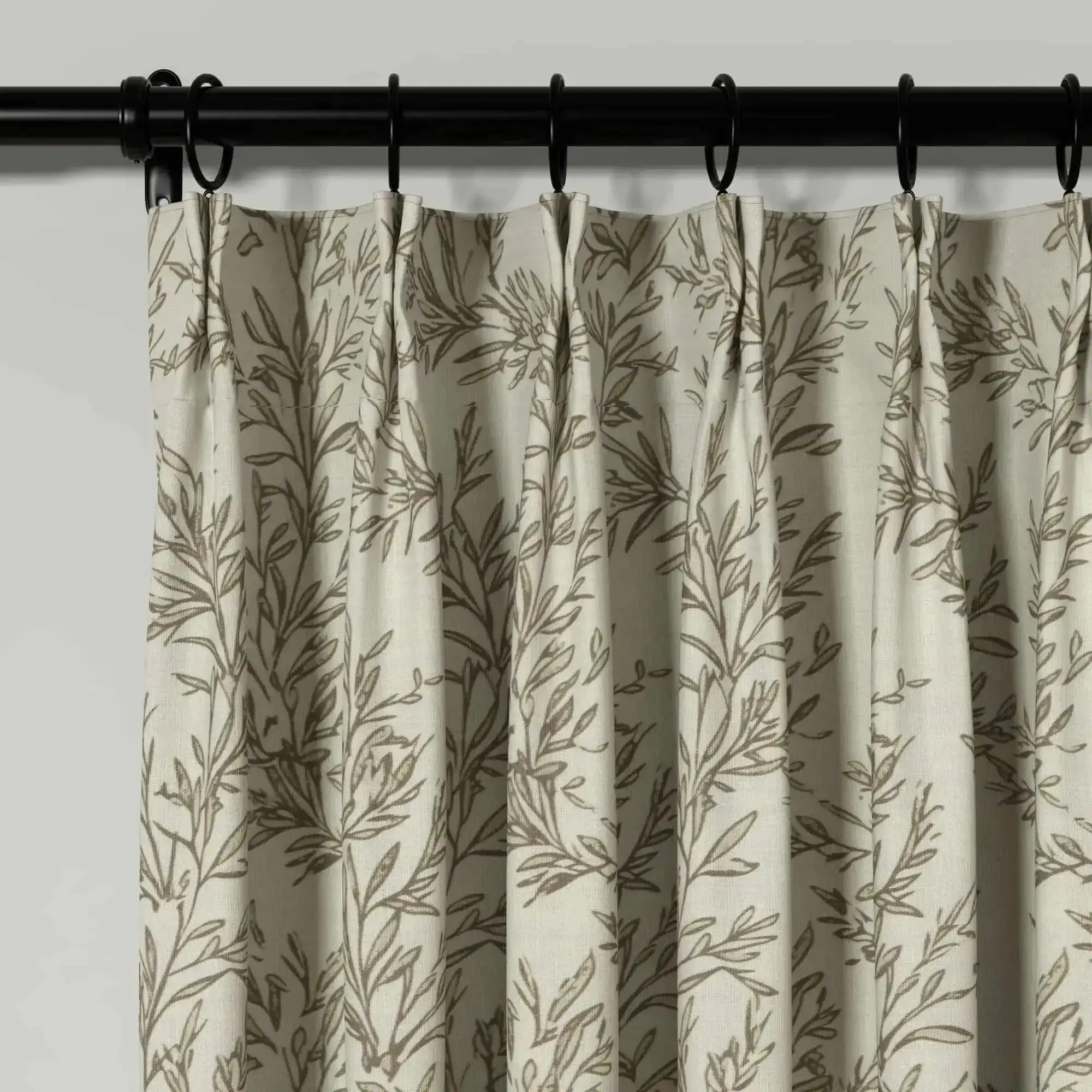 Sara Le Print Linen Drapery Pleated - Image 127