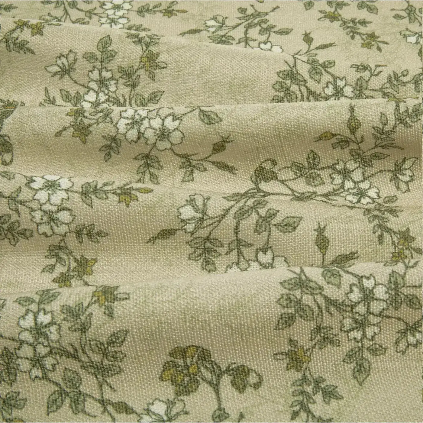 Sara Le Print Linen Pleated Cafe Curtains - Image 133