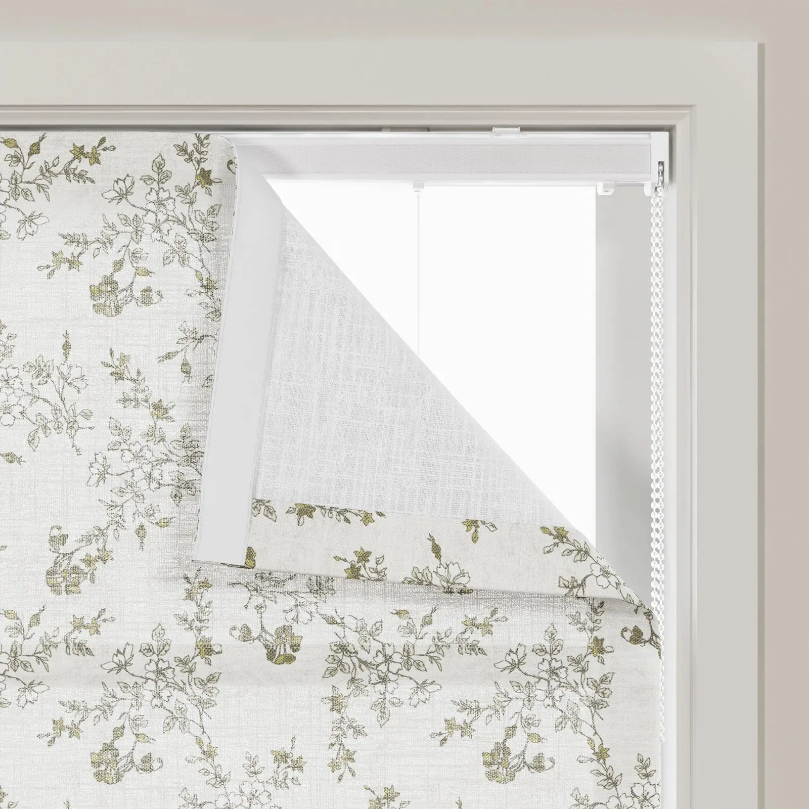 Sara Le Printed Roman Shade Cord Lift - Image 81