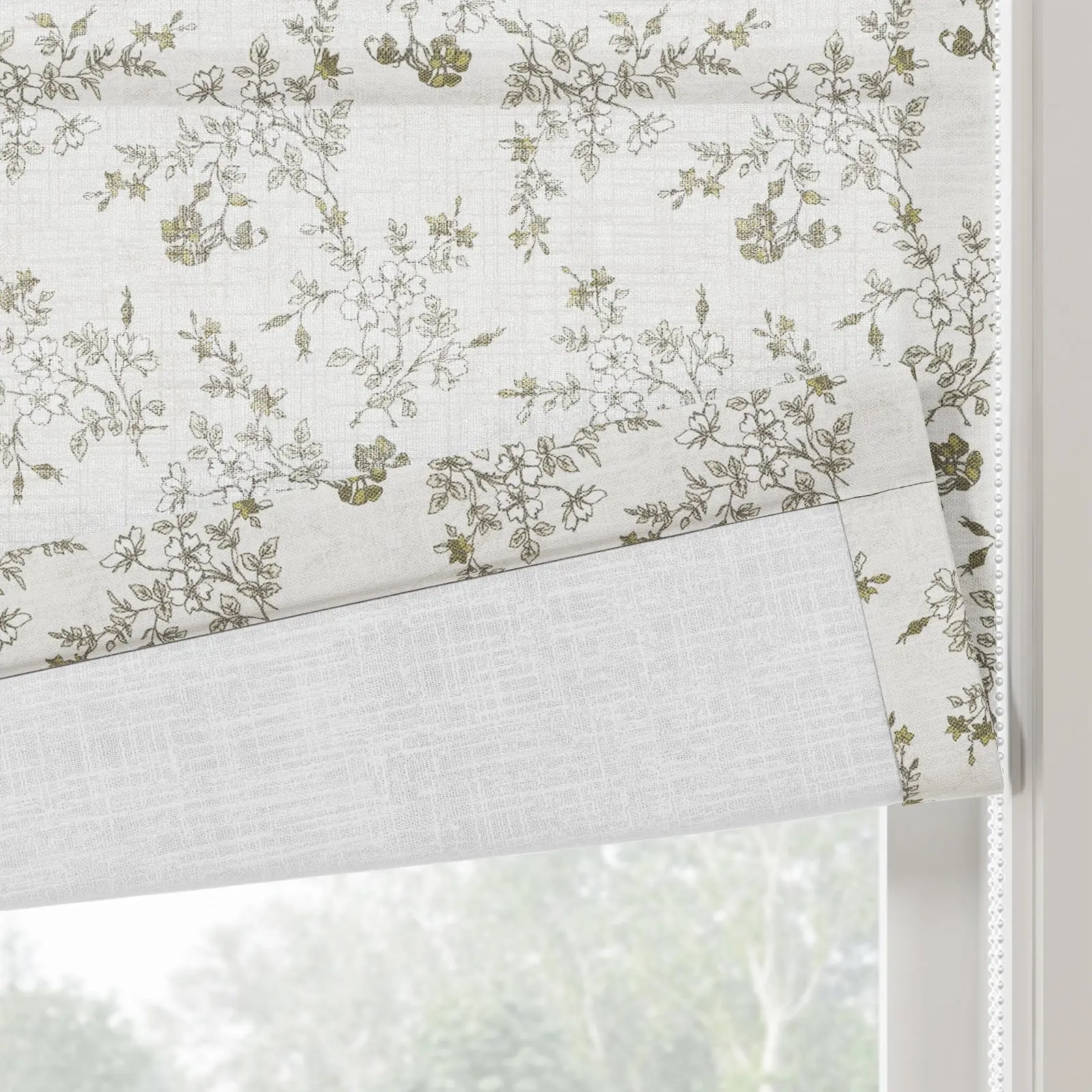 Sara Le Printed Roman Shade Cord Lift - Image 82