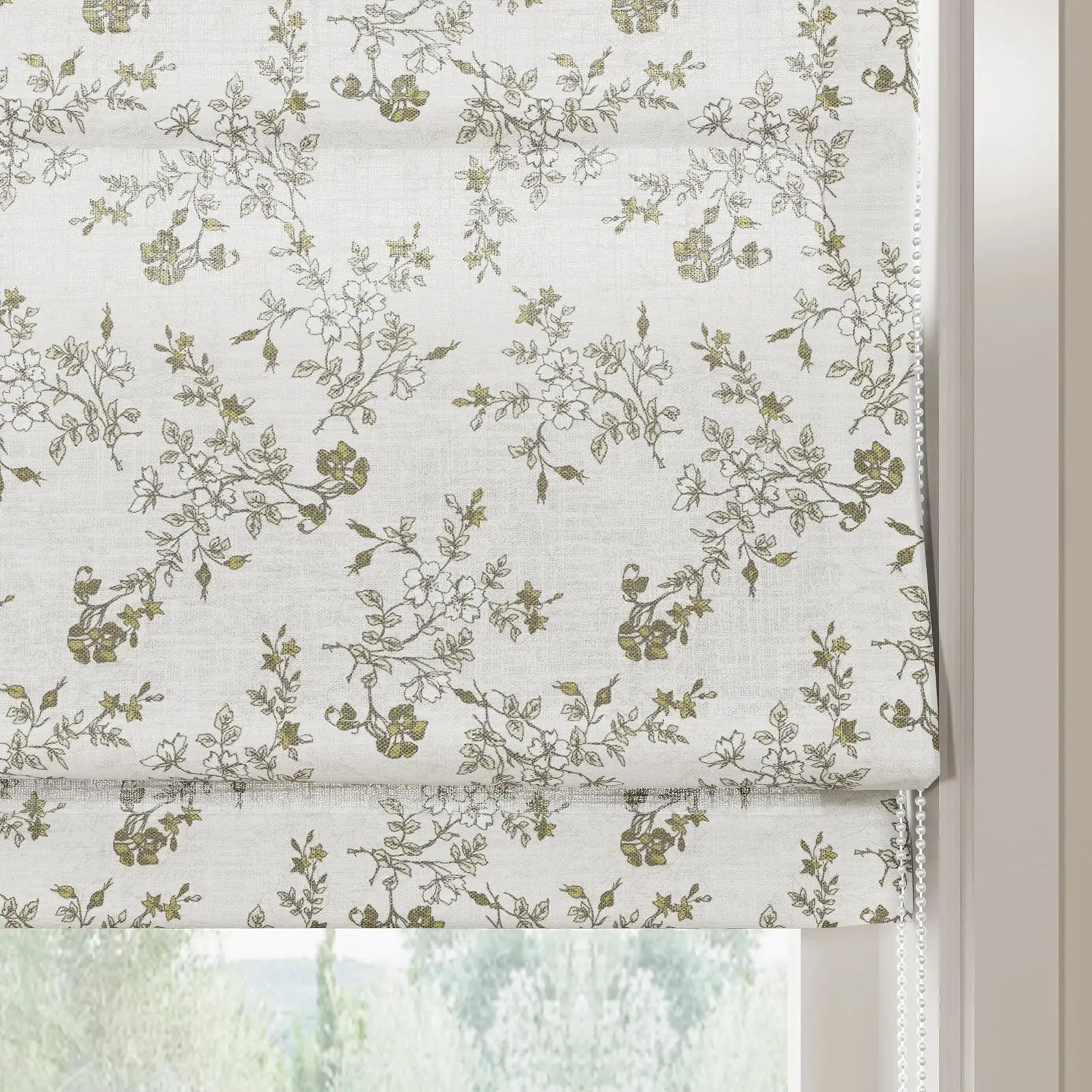 Sara Le Printed Roman Shade Cord Lift - Image 83