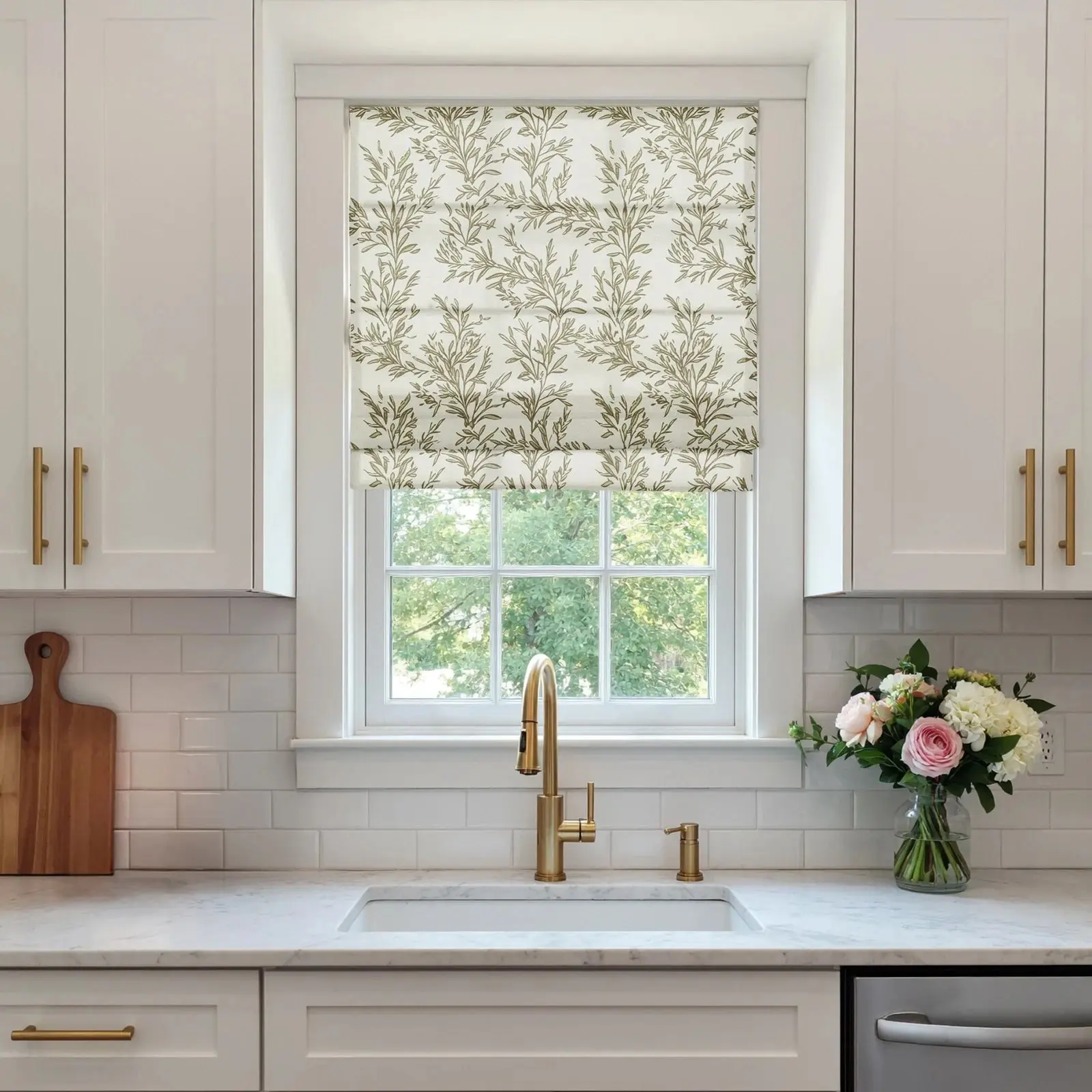 Sara Le Printed Roman Shade Cordless - Image 16